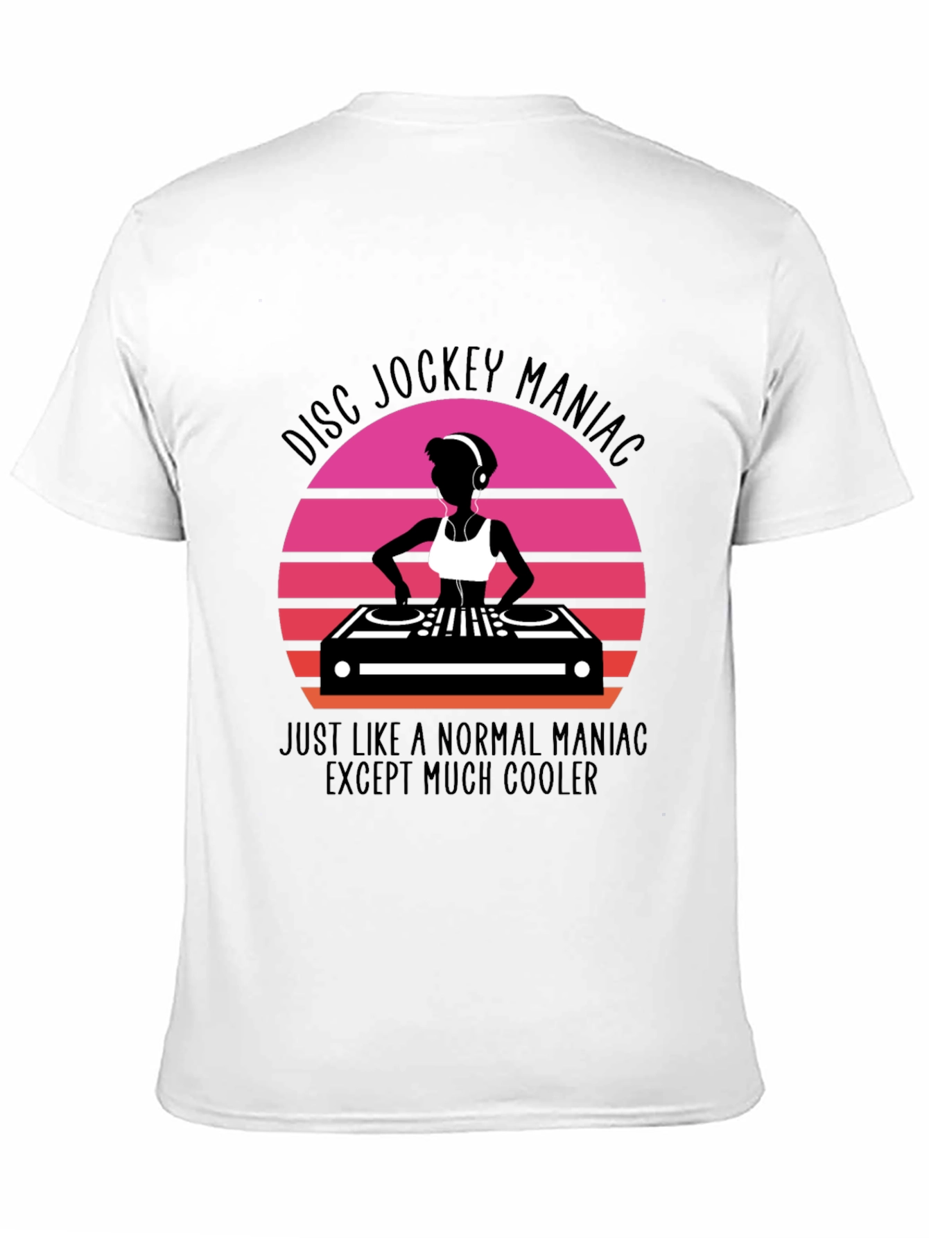 Disc Jockey Maniac Graphic Tee