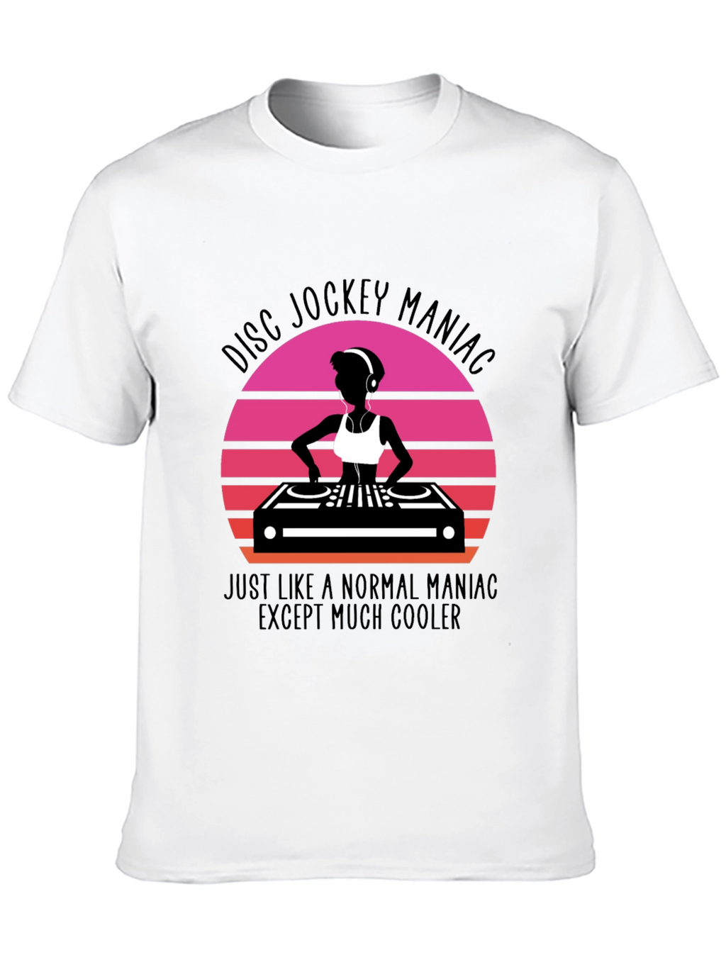 Disc Jockey Maniac Graphic Tee