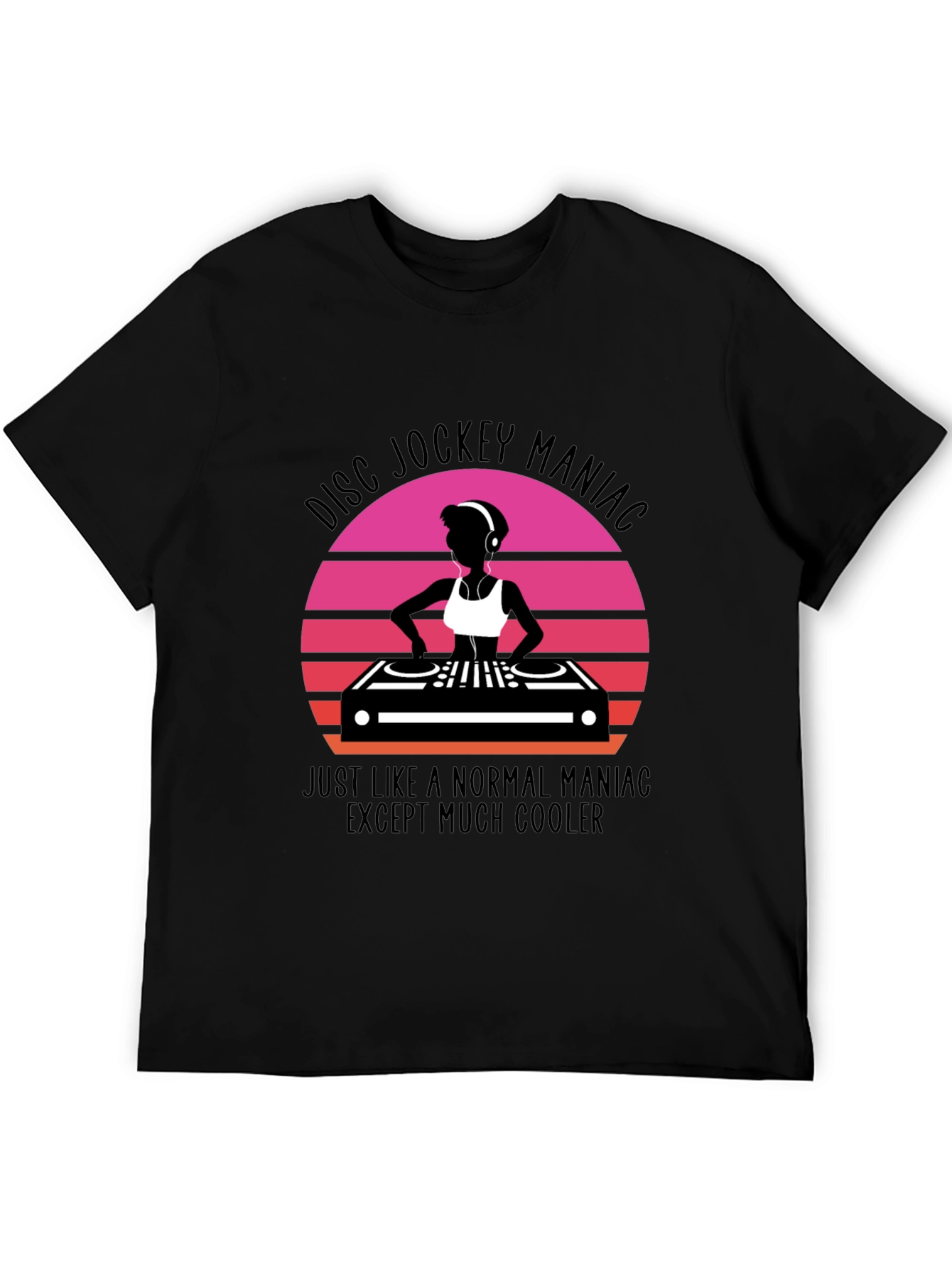 Disc Jockey Maniac Graphic Tee
