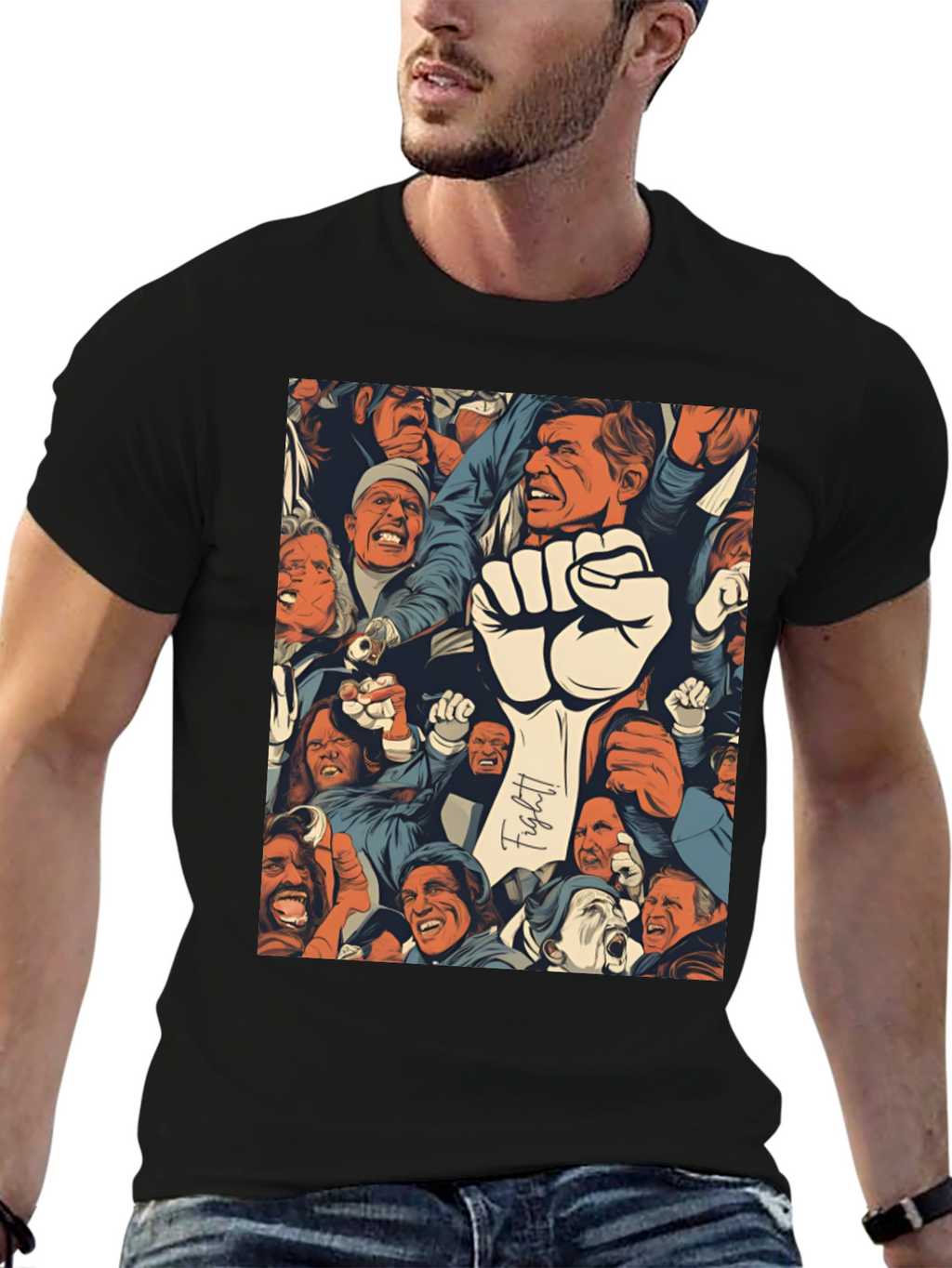 Fight the Power T-Shirt Graphic Tee