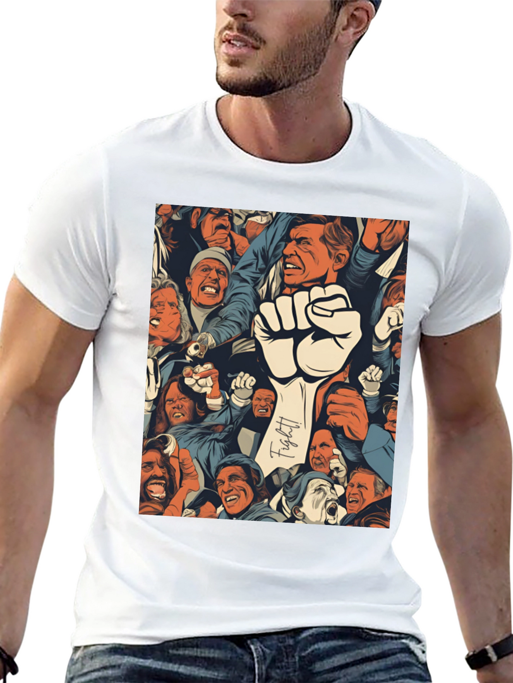 Fight the Power T-Shirt Graphic Tee