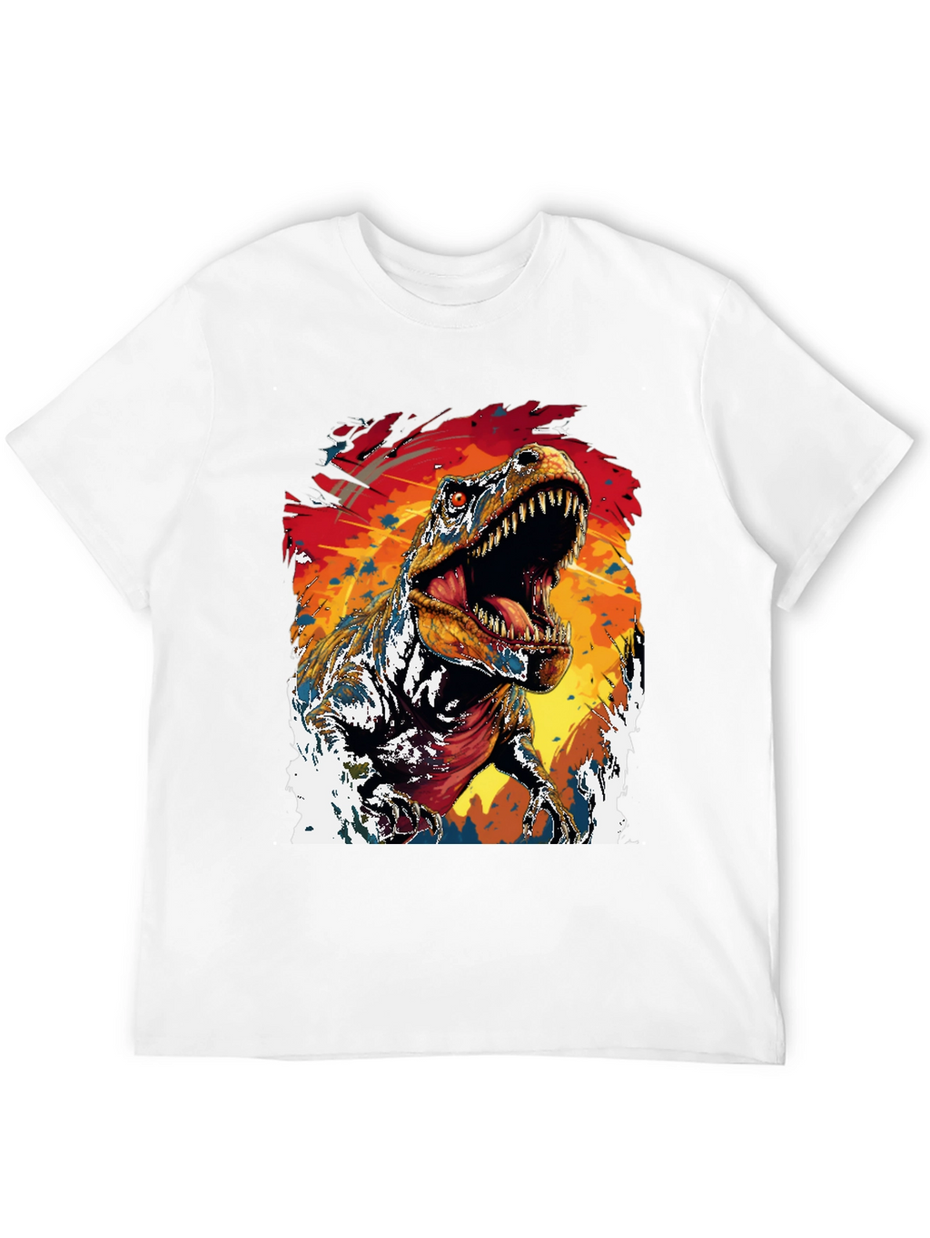 Dino Roar Graphic Tee - Black T-Shirt