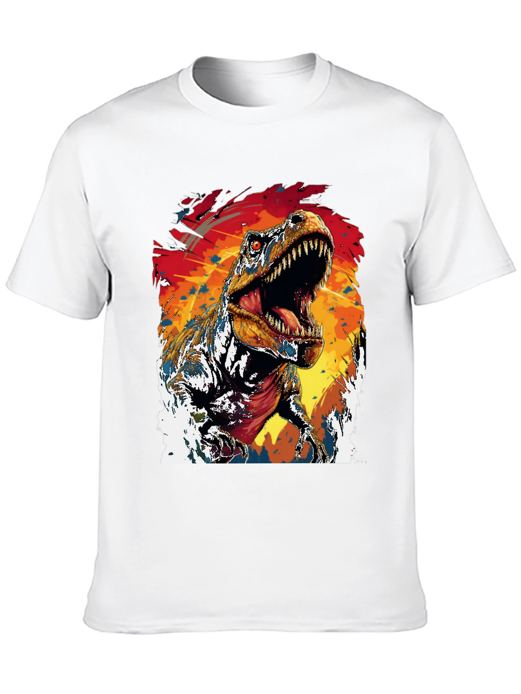 Dino Roar Graphic Tee - Black T-Shirt