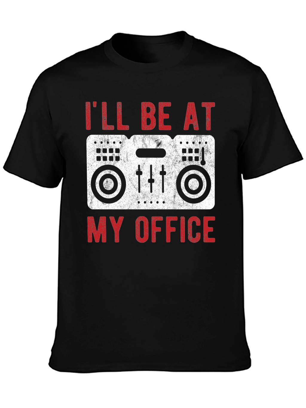 DJ Office T-Shirt - Music Mixer Graphic Tee
