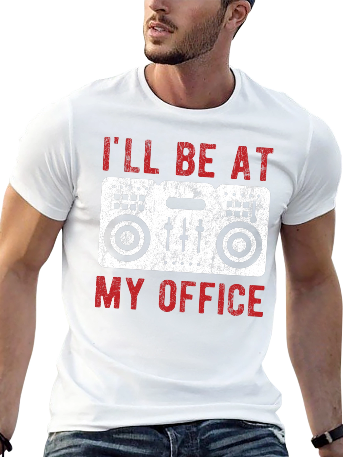 DJ Office T-Shirt - Music Mixer Graphic Tee