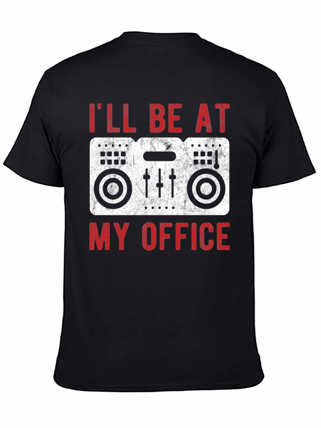 DJ Office T-Shirt - Music Mixer Graphic Tee