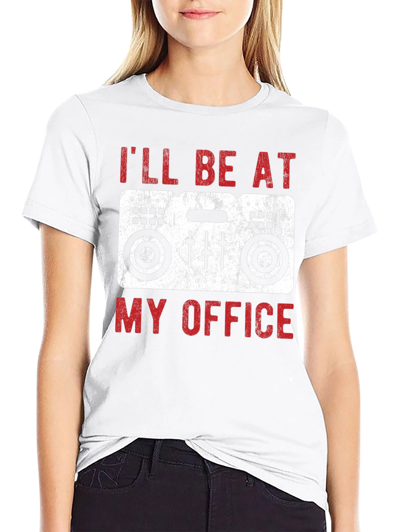 DJ Office T-Shirt - Music Mixer Graphic Tee