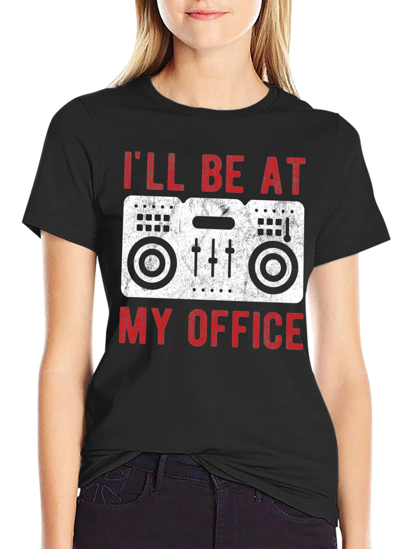 DJ Office T-Shirt - Music Mixer Graphic Tee