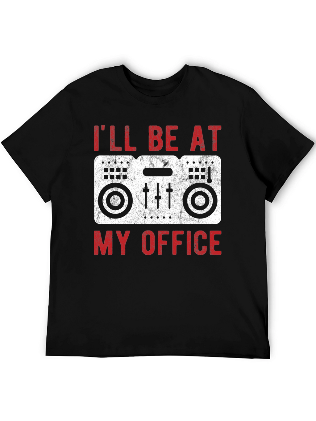 DJ Office T-Shirt - Music Mixer Graphic Tee