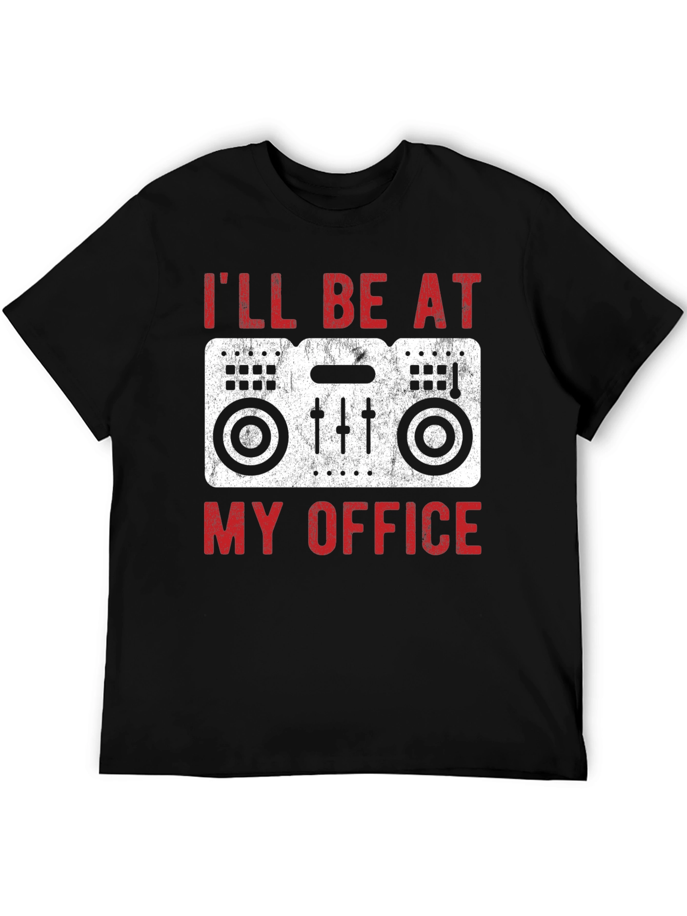 DJ Office T-Shirt - Music Mixer Graphic Tee