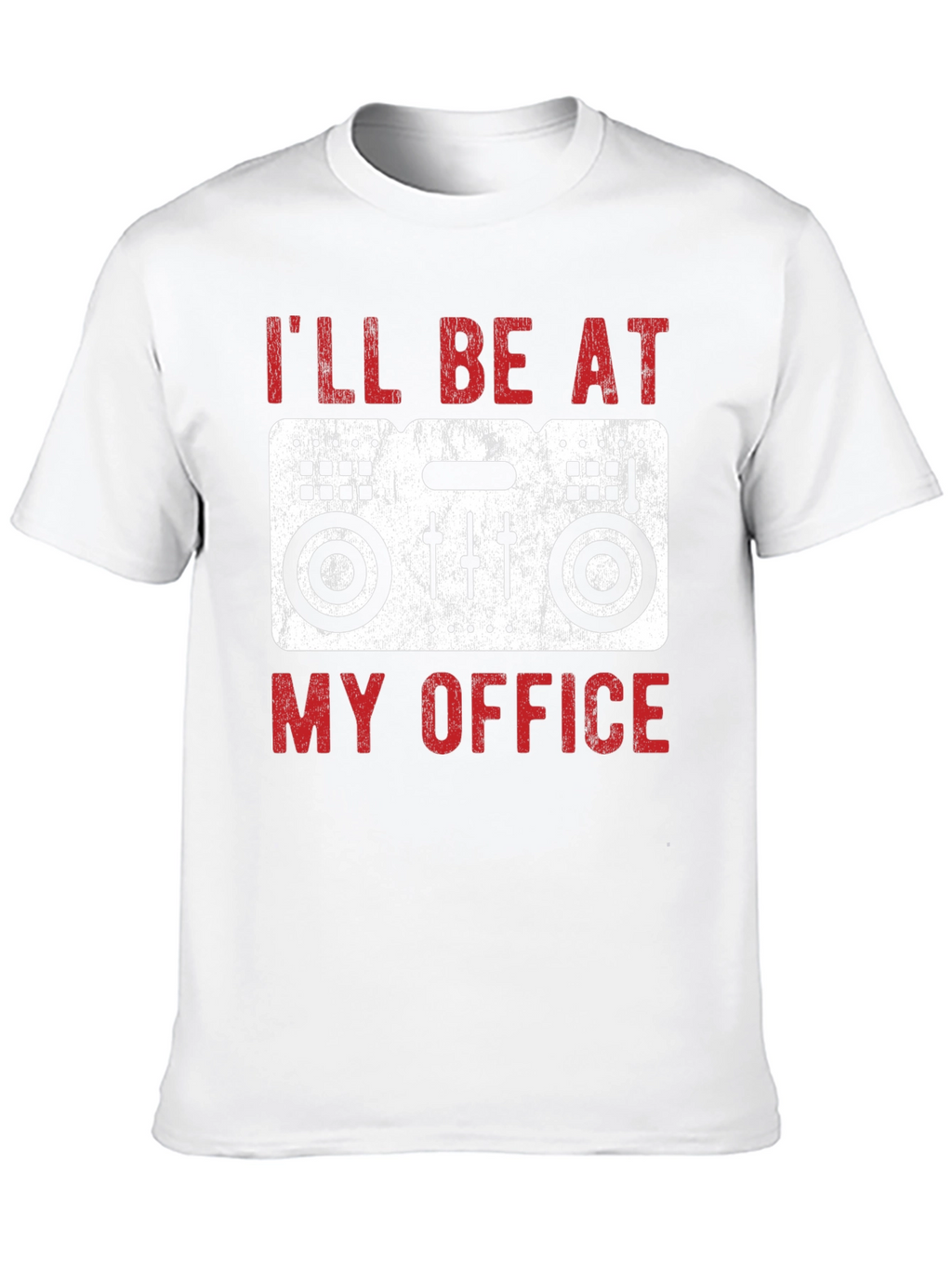 DJ Office T-Shirt - Music Mixer Graphic Tee