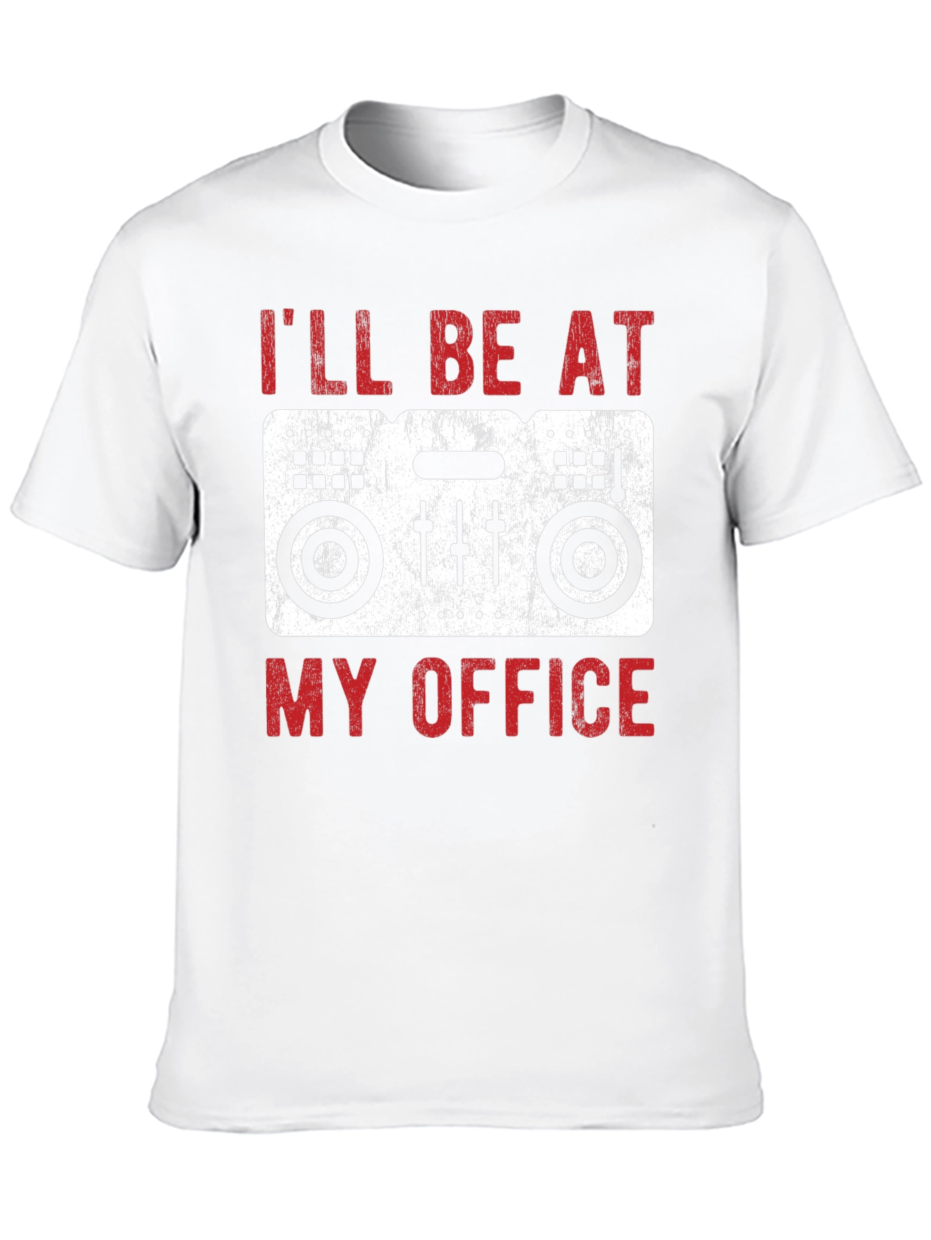 DJ Office T-Shirt - Music Mixer Graphic Tee