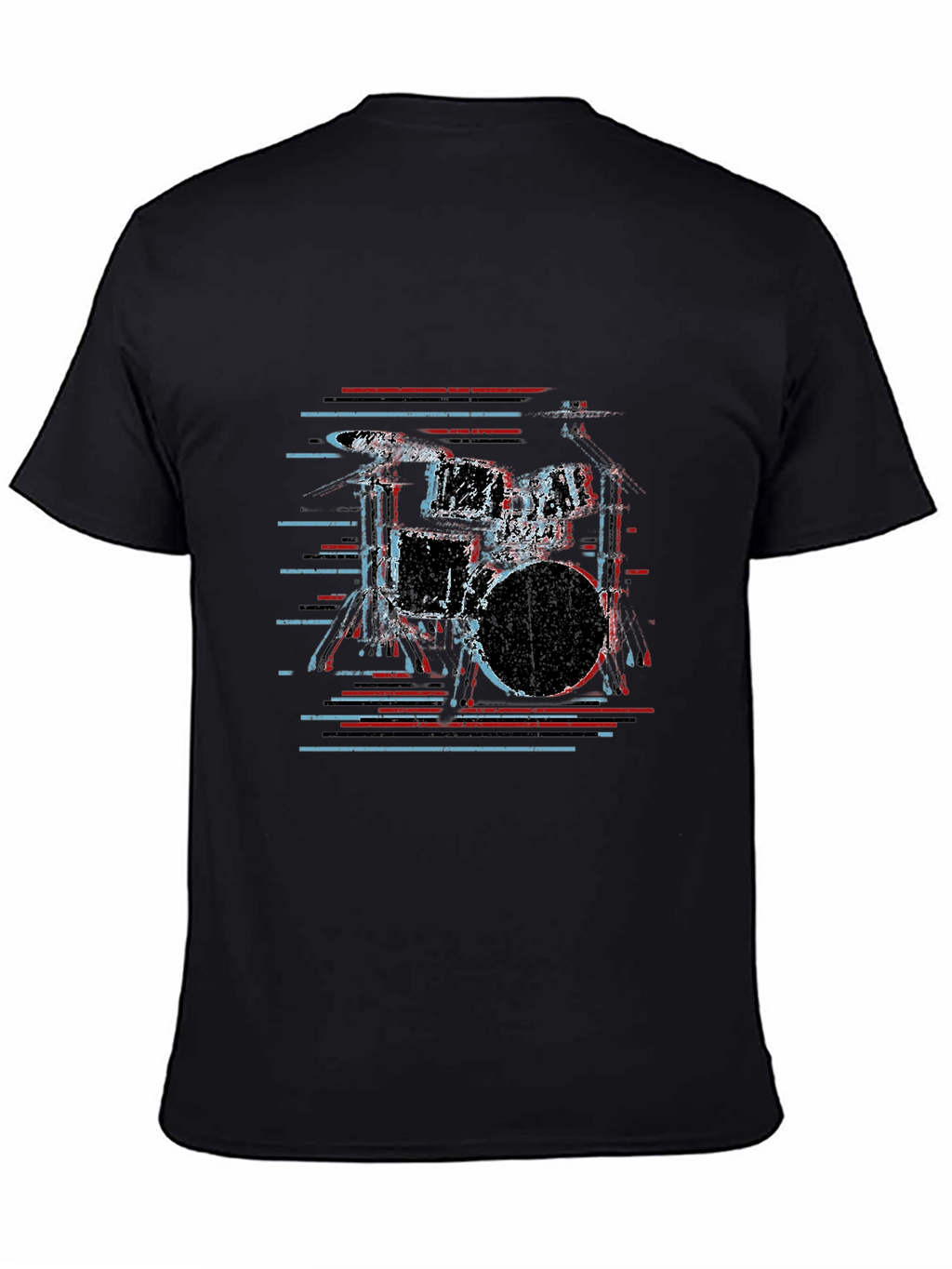 Drum Kit Graphic Tee - Cool Musician Shirt