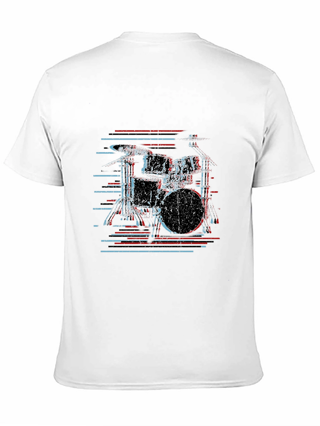 Drum Kit Graphic Tee - Cool Musician Shirt