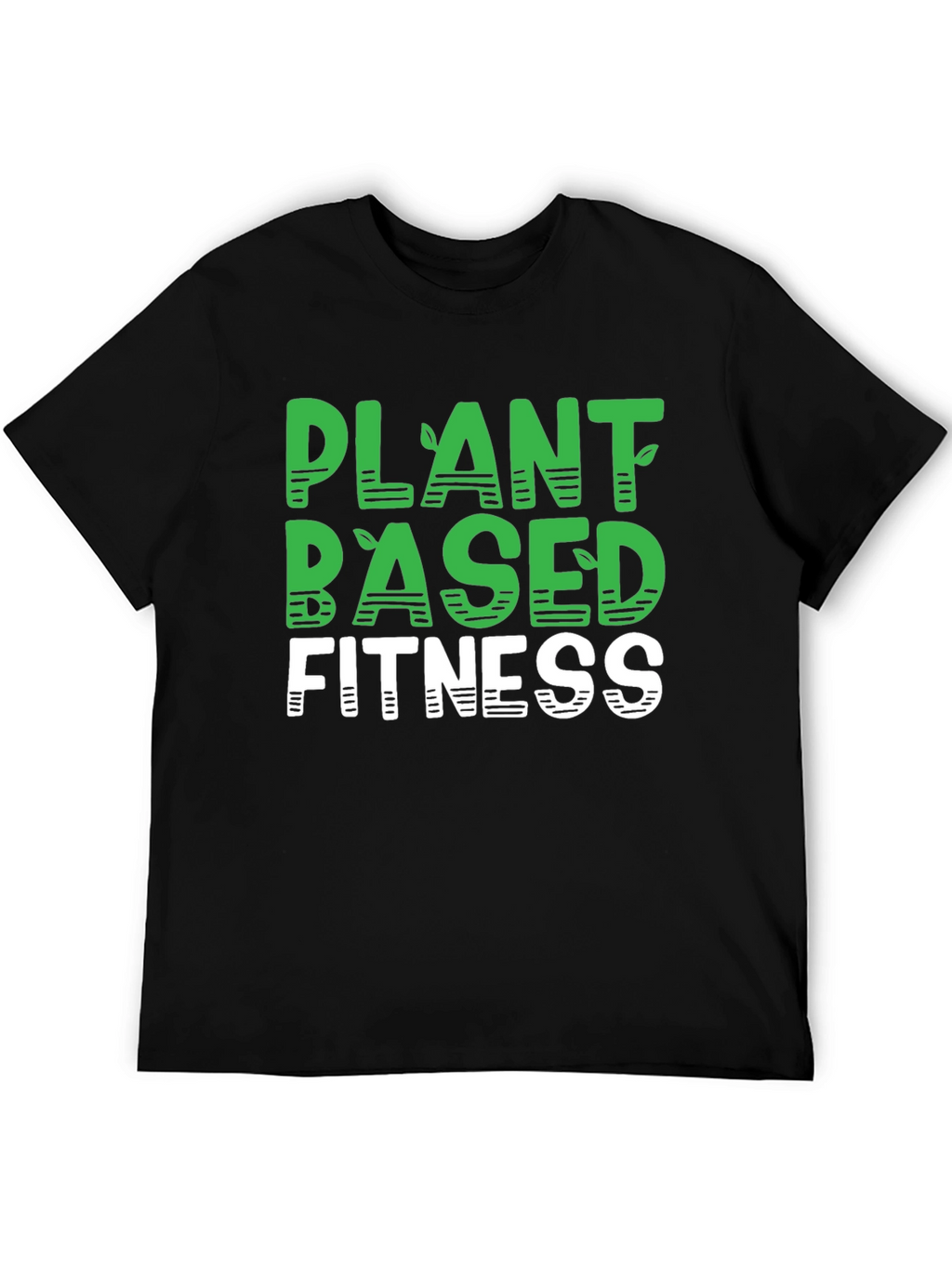Plant Based Fitness Black T-Shirt