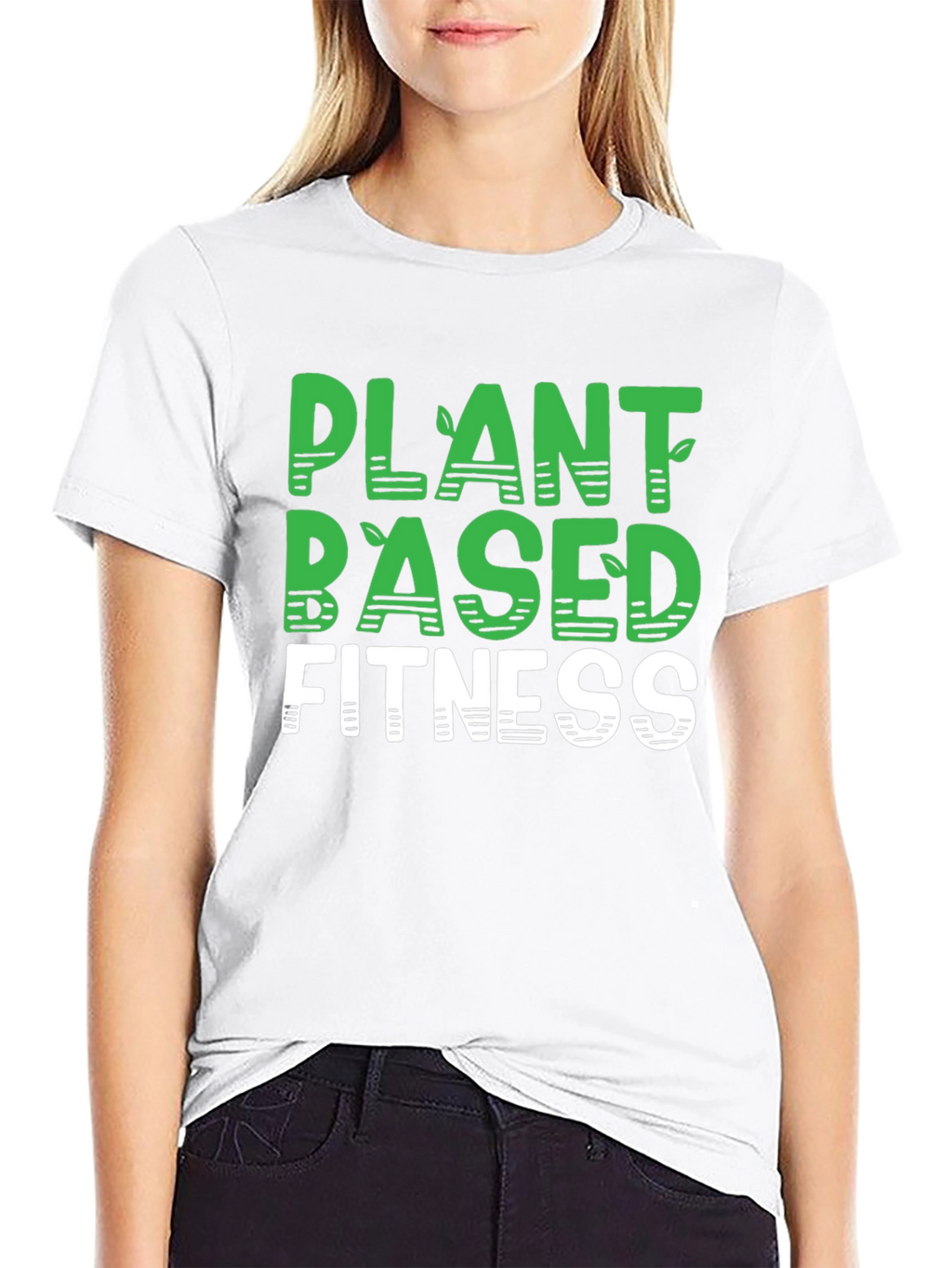 Plant Based Fitness Black T-Shirt