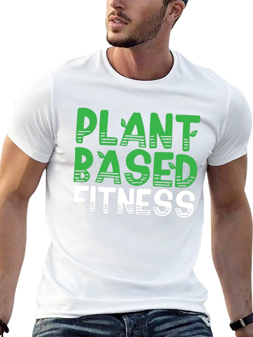 Plant Based Fitness Black T-Shirt