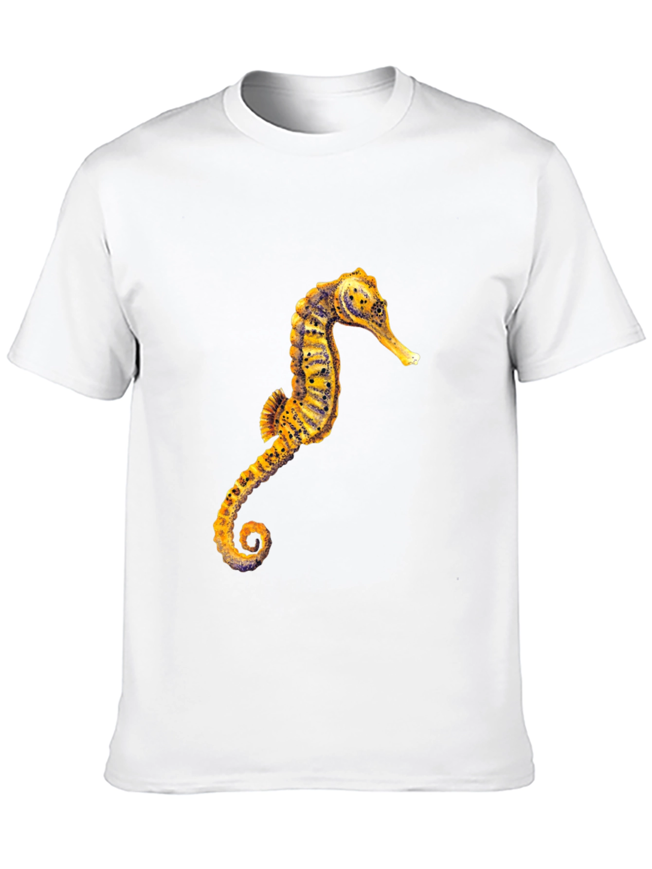 Seahorse Graphic Black T-Shirt