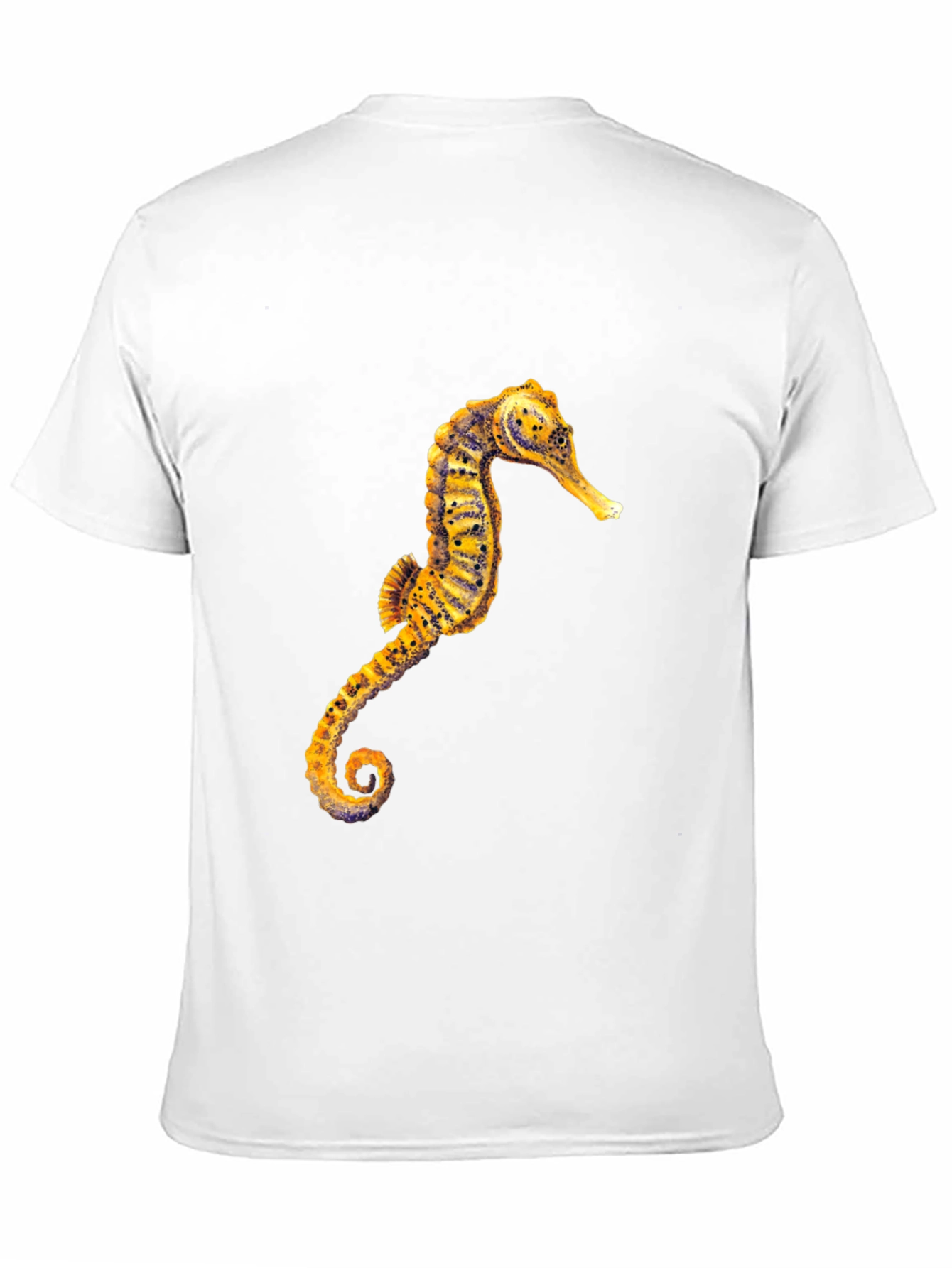 Seahorse Graphic Black T-Shirt