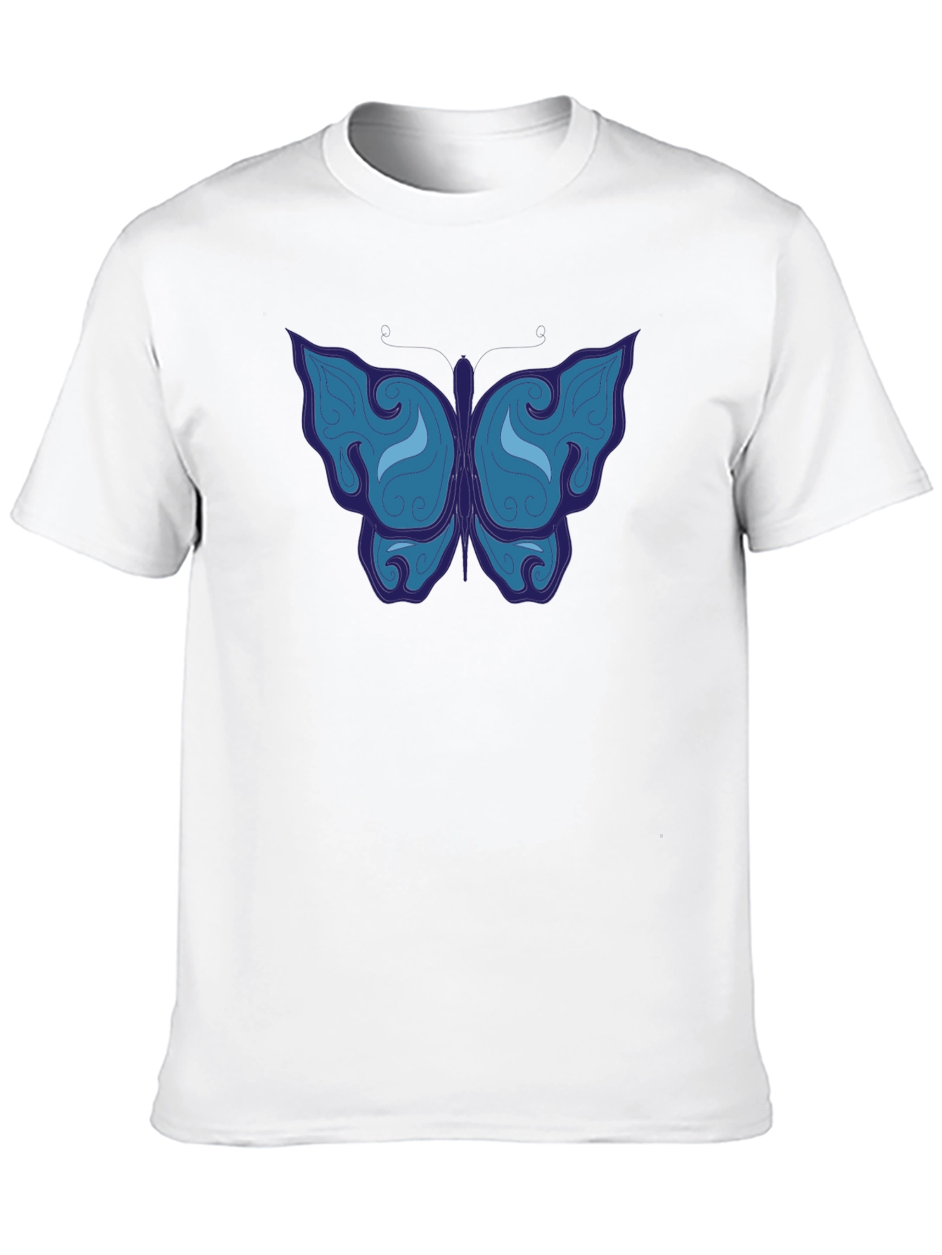 Butterfly Graphic Tee - Mens Black T-Shirt