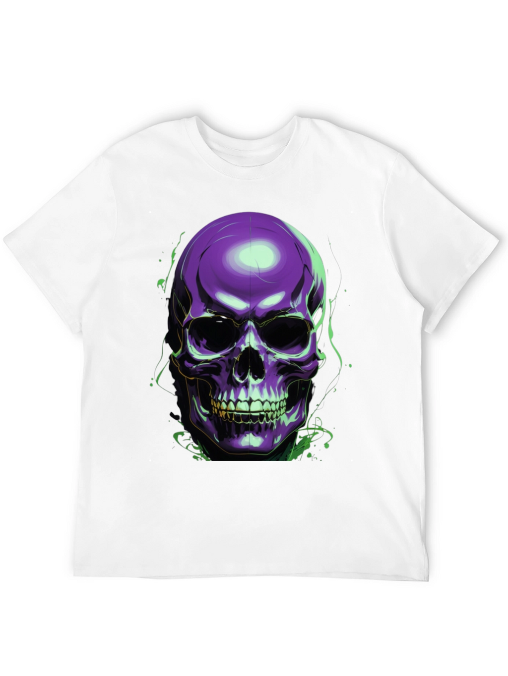 Skull Graphic Tee - Mens Black T-Shirt