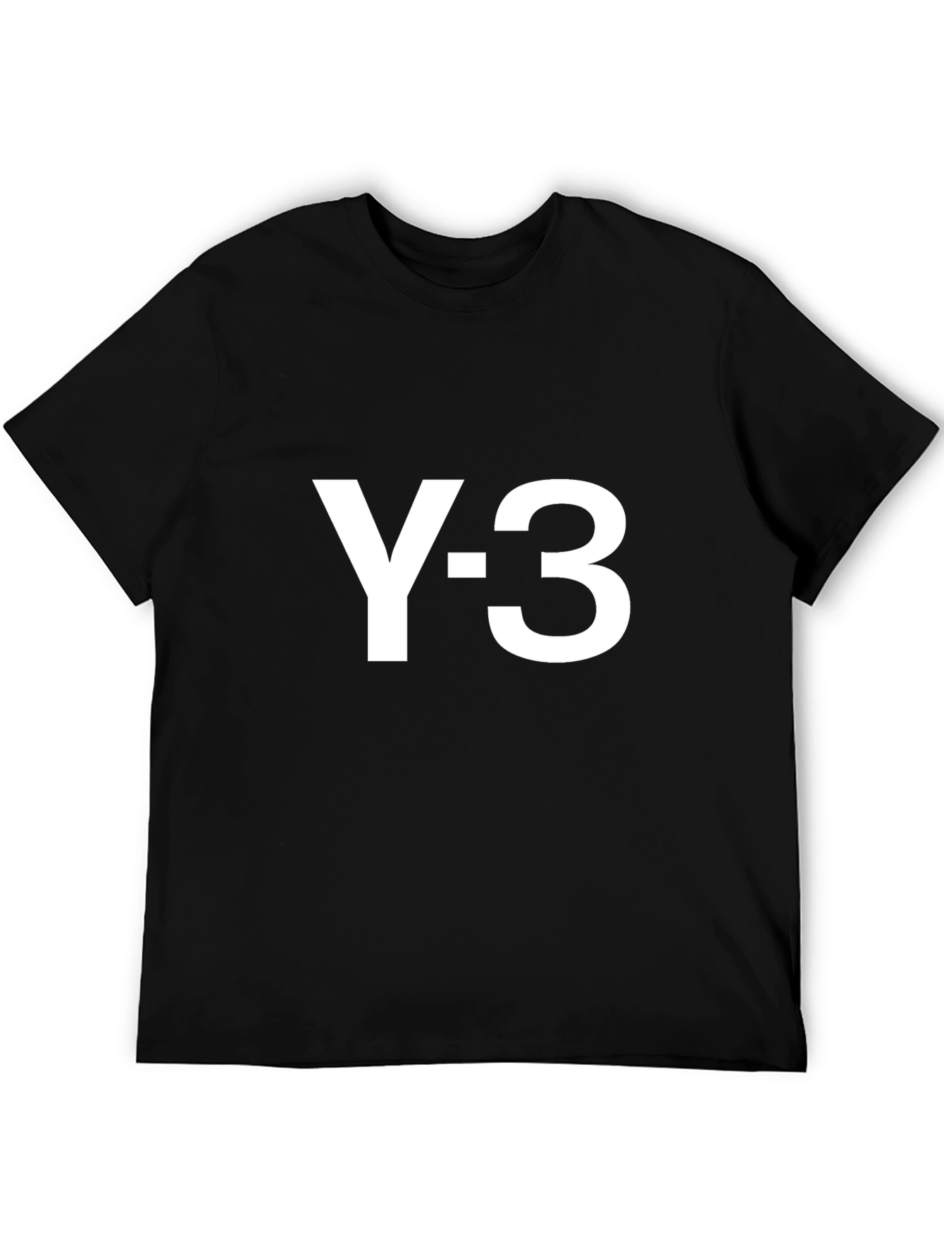 Y-3 Black Graphic Tee - Modern Streetwear