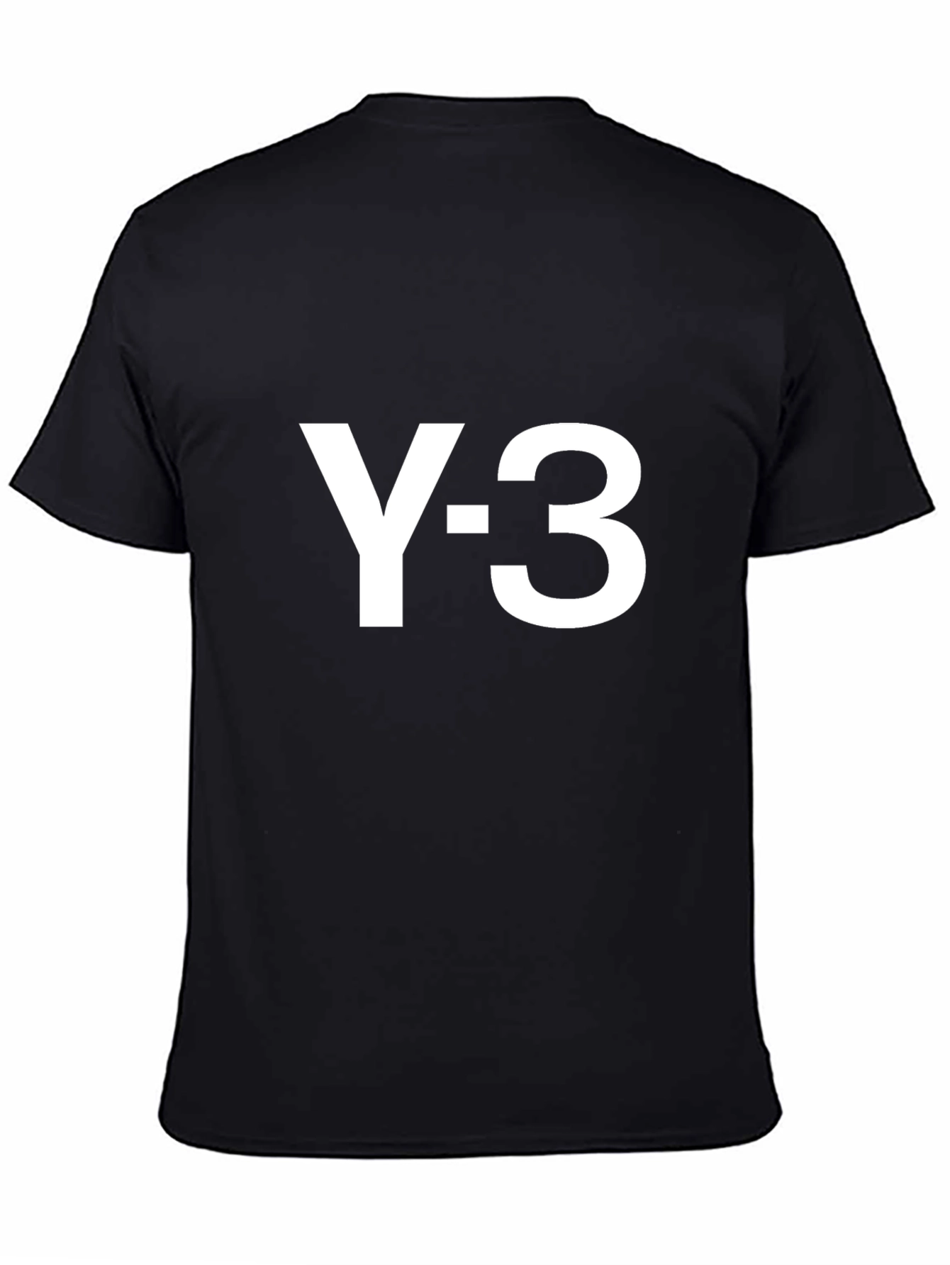 Y-3 Black Graphic Tee - Modern Streetwear