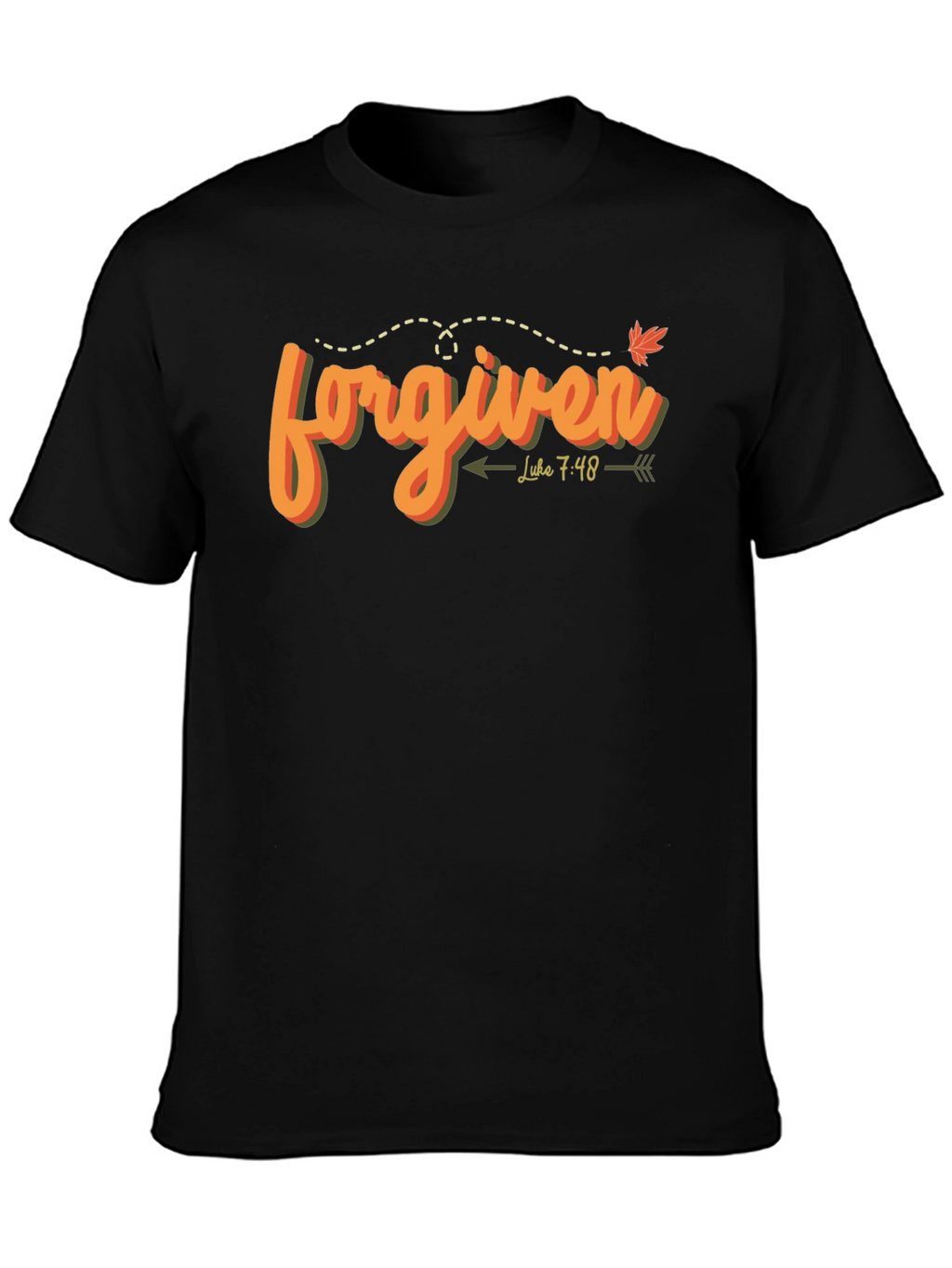 Forgiven Luke 7:48 Graphic Tee