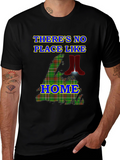 Nova Scotia Plaid Theres No Place Like Home T-Shirt
