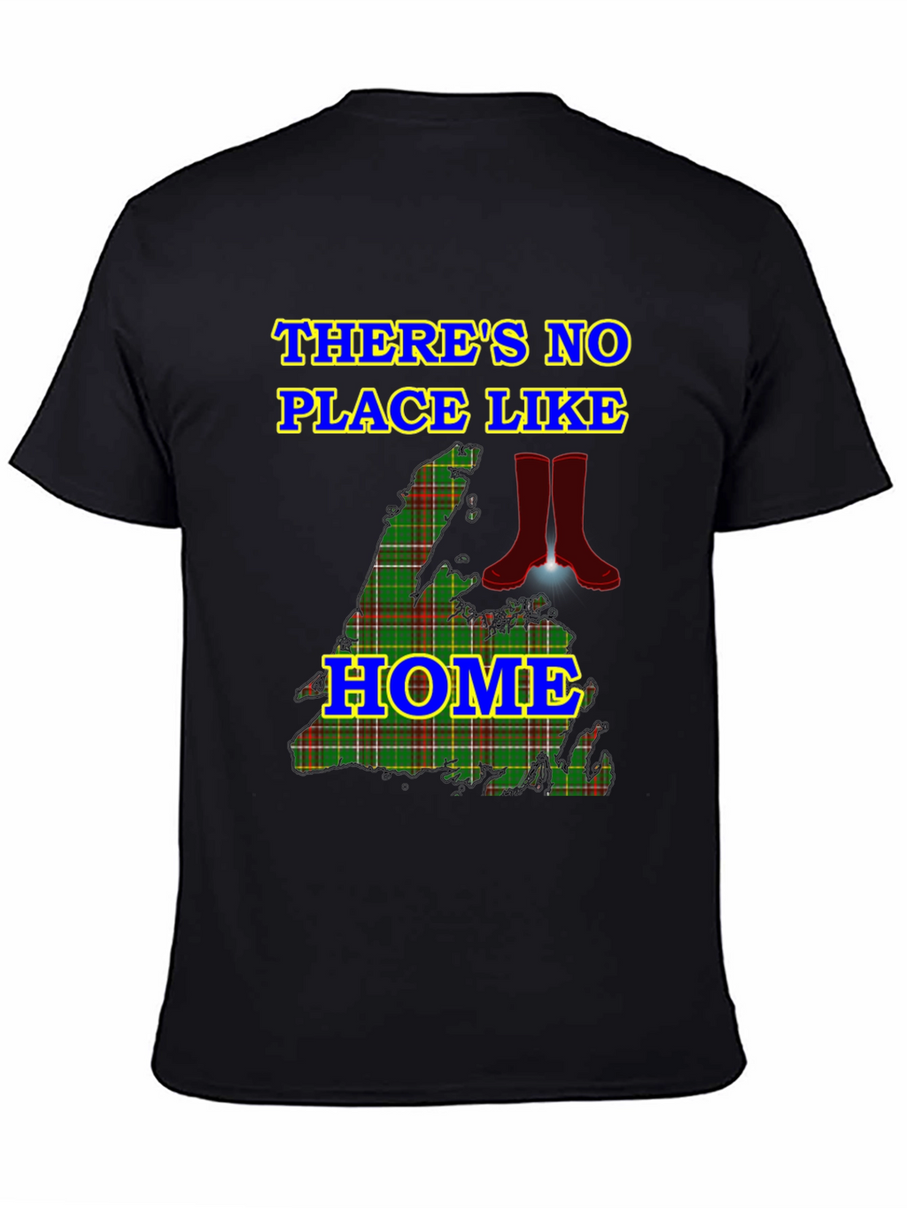 Nova Scotia Plaid Theres No Place Like Home T-Shirt