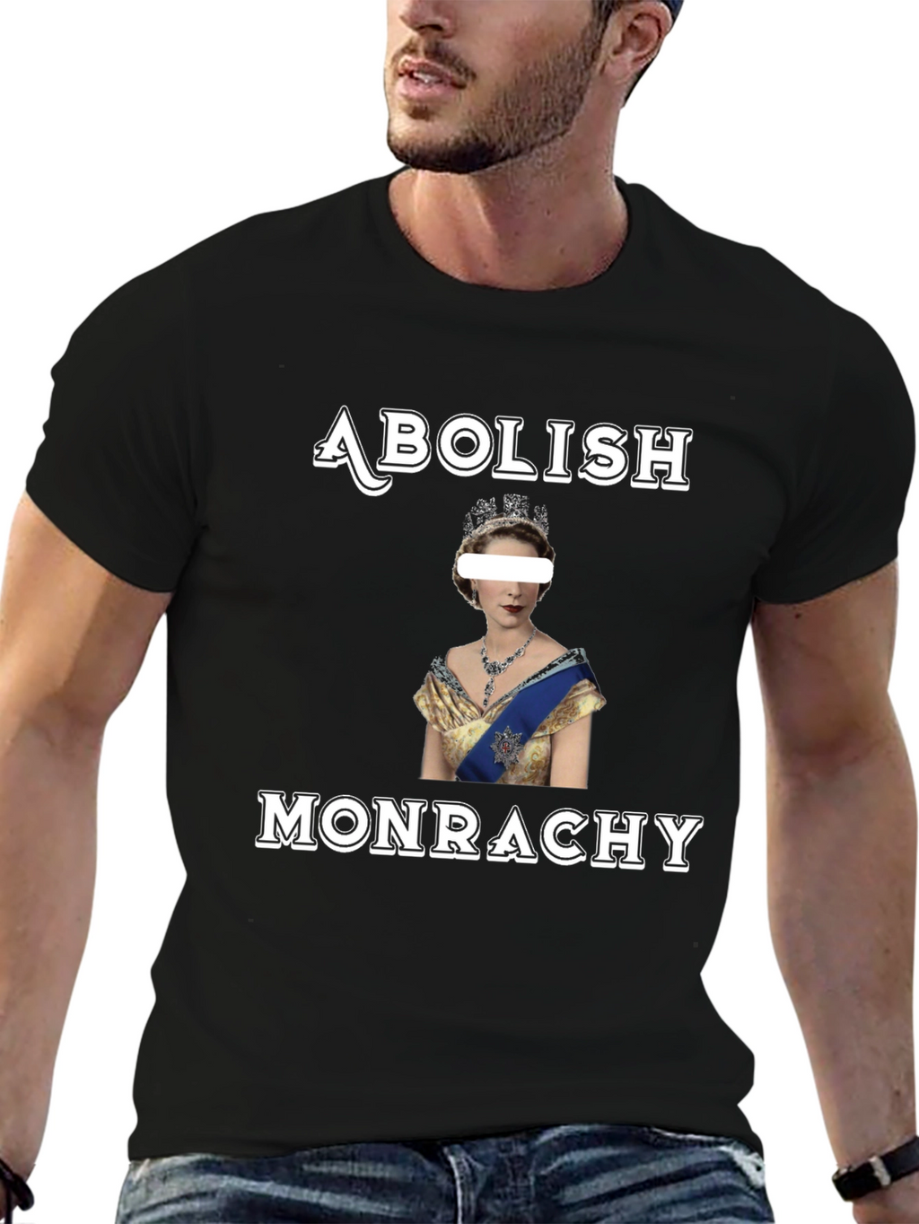 Abolish Monarchy Graphic T-Shirt