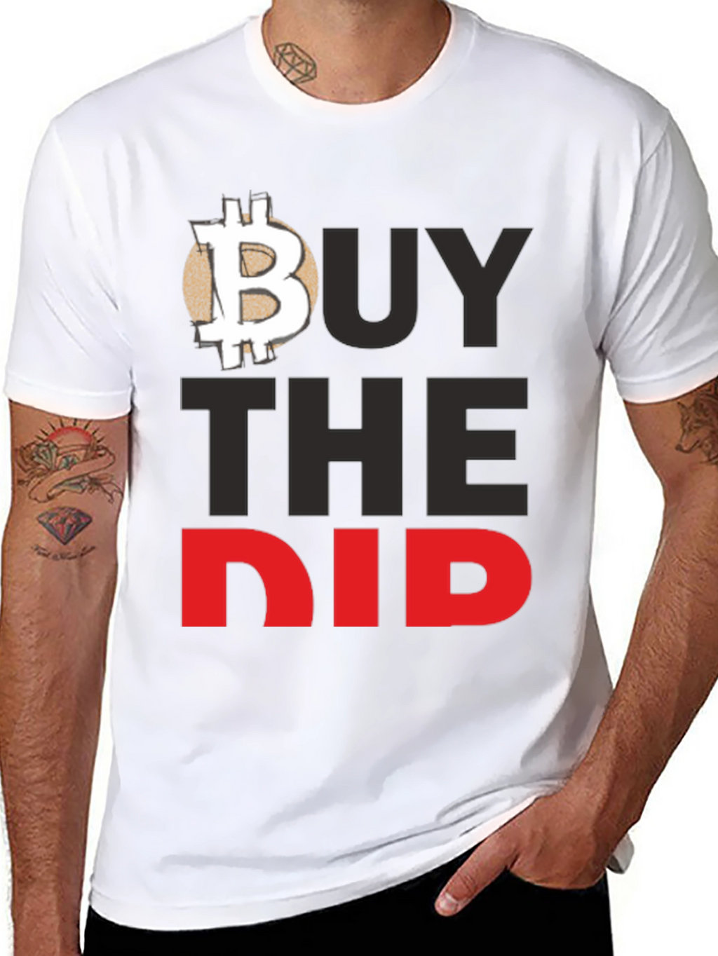 Buy the Dip Bitcoin Crypto T-Shirt