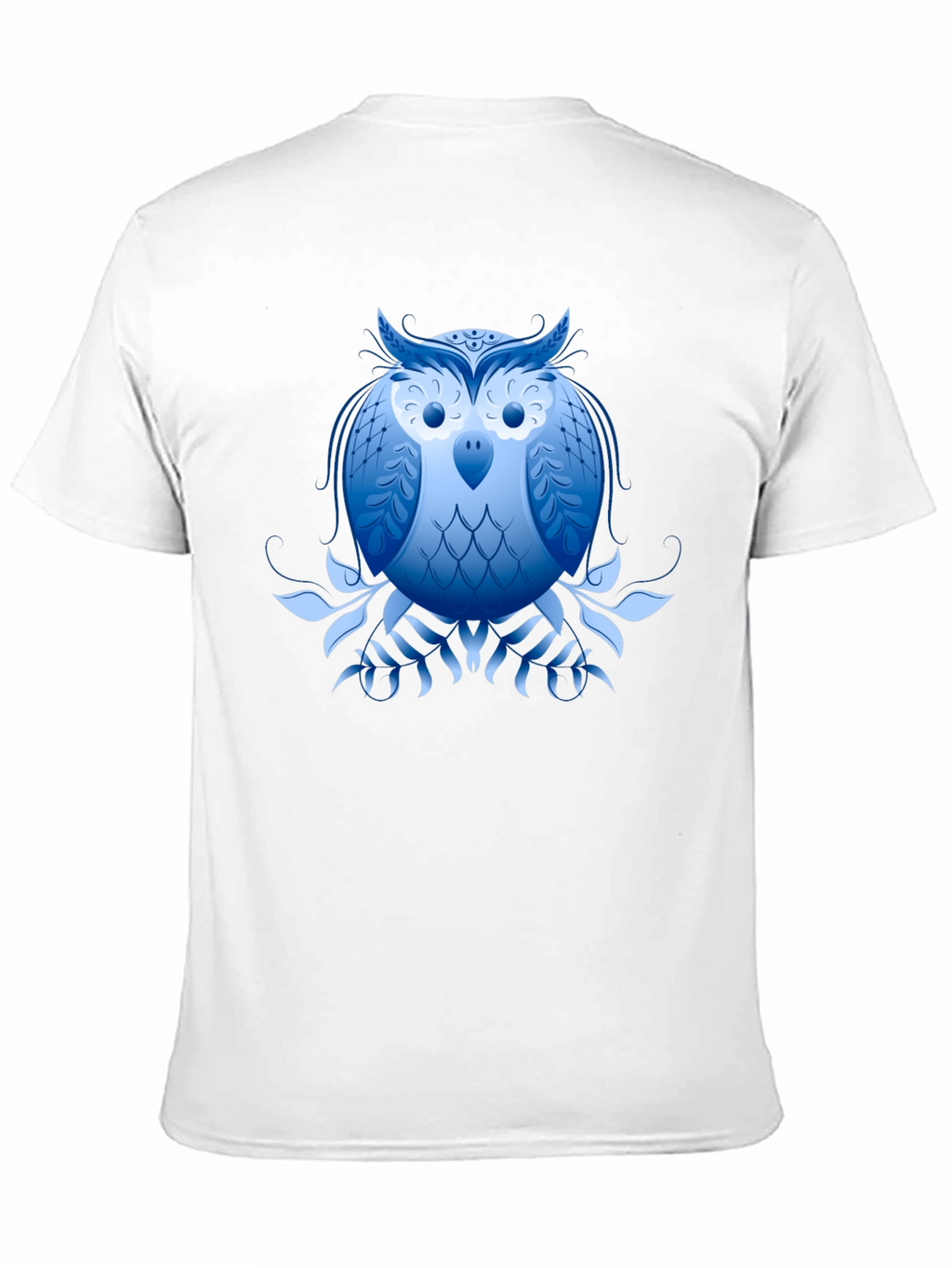 Blue Owl Graphic Black T-Shirt