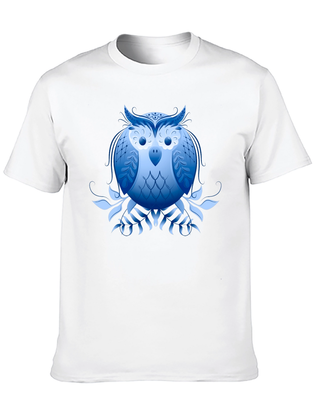 Blue Owl Graphic Black T-Shirt