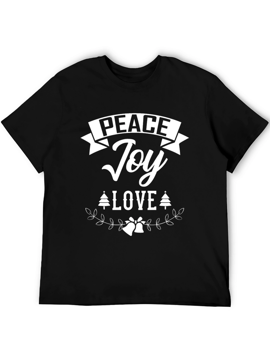 Peace Joy Love Graphic T-Shirt Holiday Season