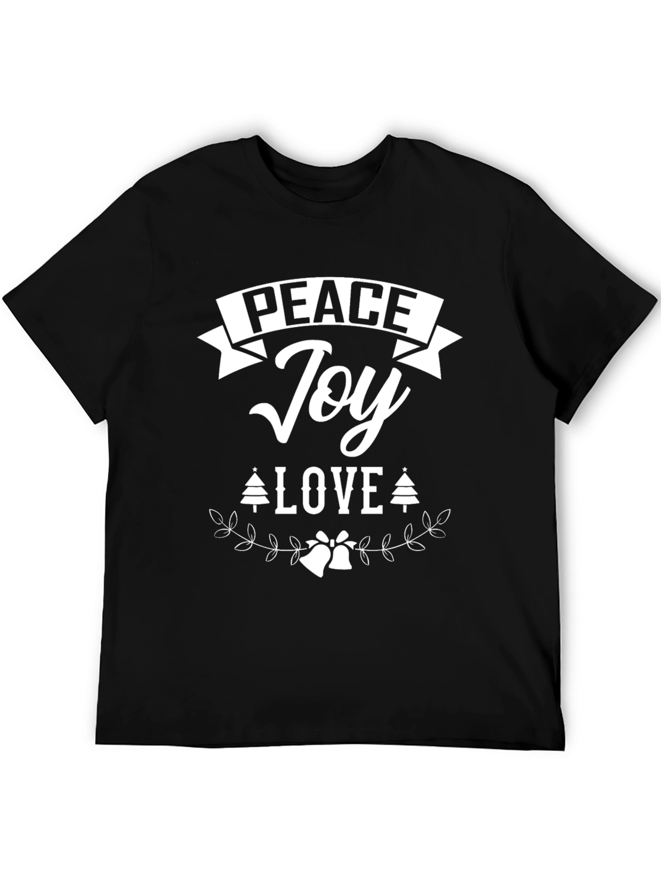 Peace Joy Love Graphic T-Shirt Holiday Season