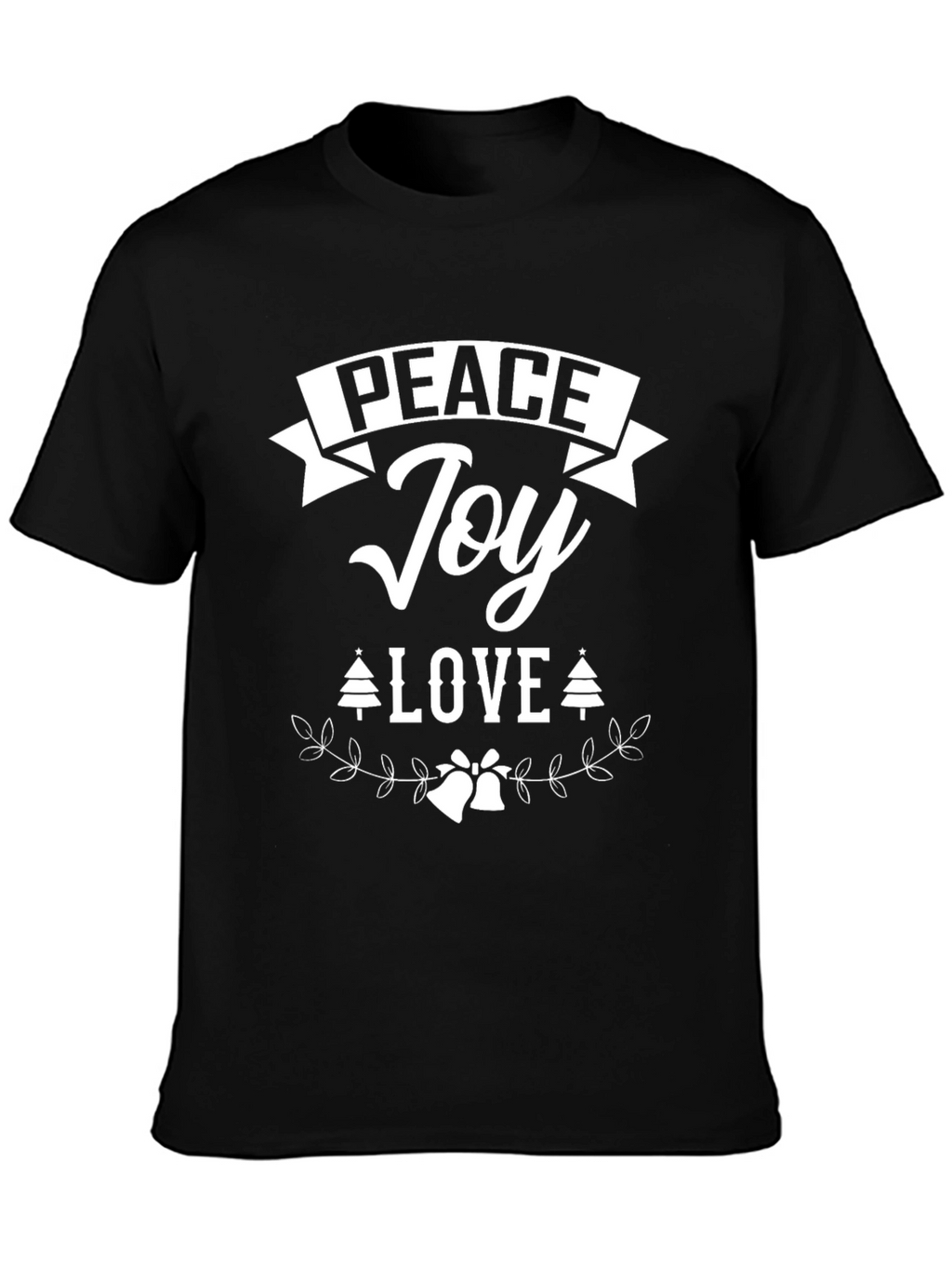 Peace Joy Love Graphic T-Shirt Holiday Season