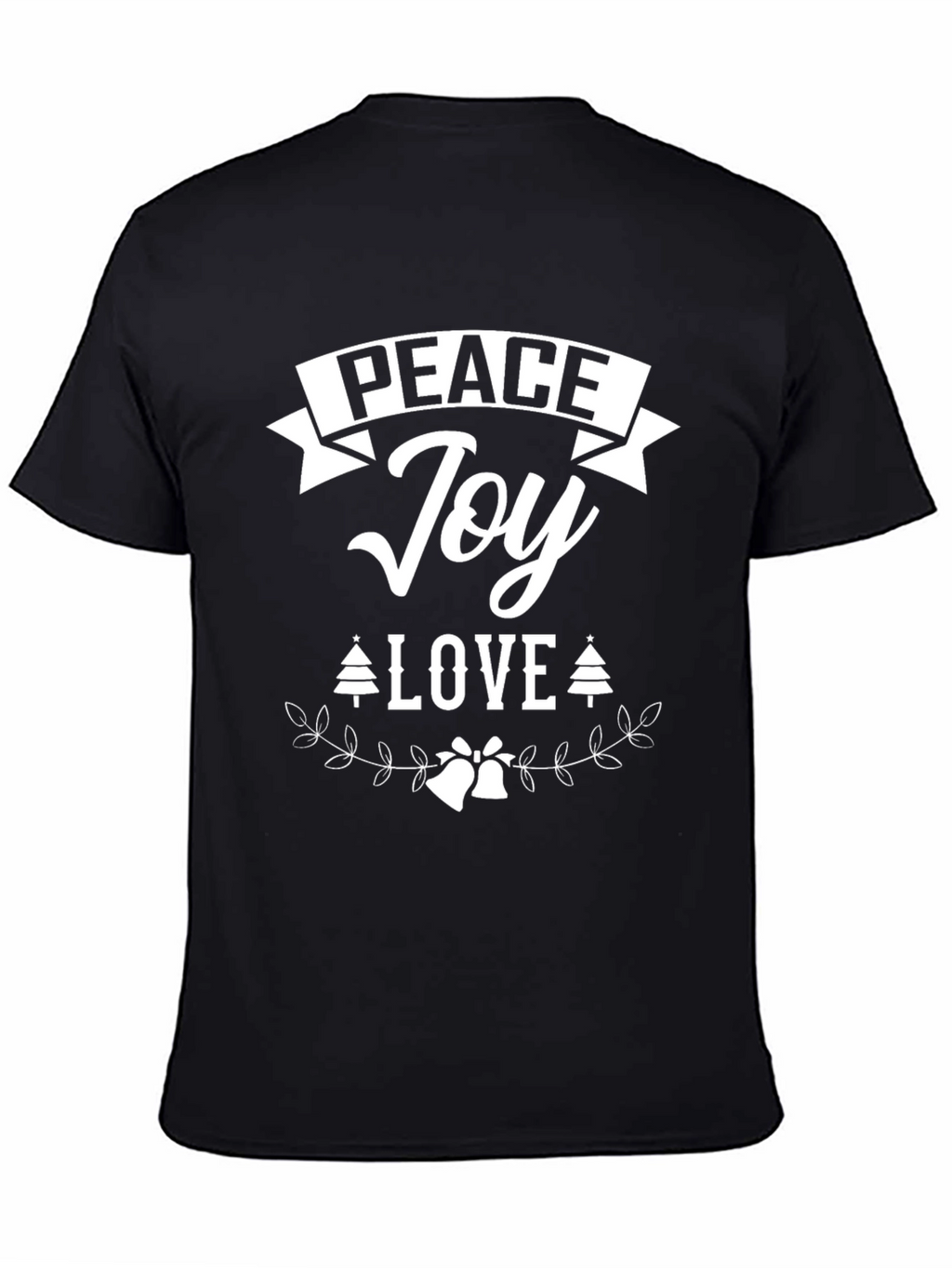 Peace Joy Love Graphic T-Shirt Holiday Season