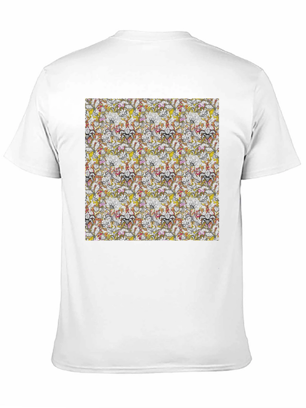 Floral Pattern Tee - Modern Style