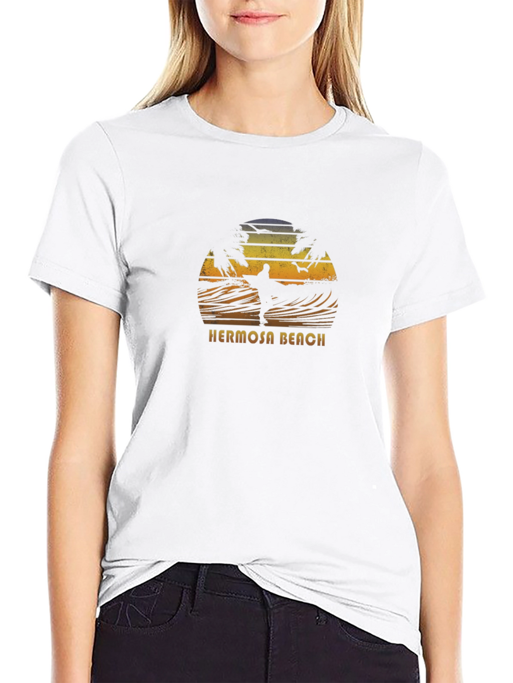 Hermosa Beach Surfer T-Shirt
