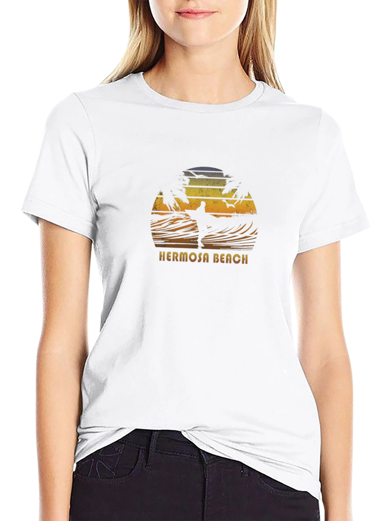 Hermosa Beach Surfer T-Shirt