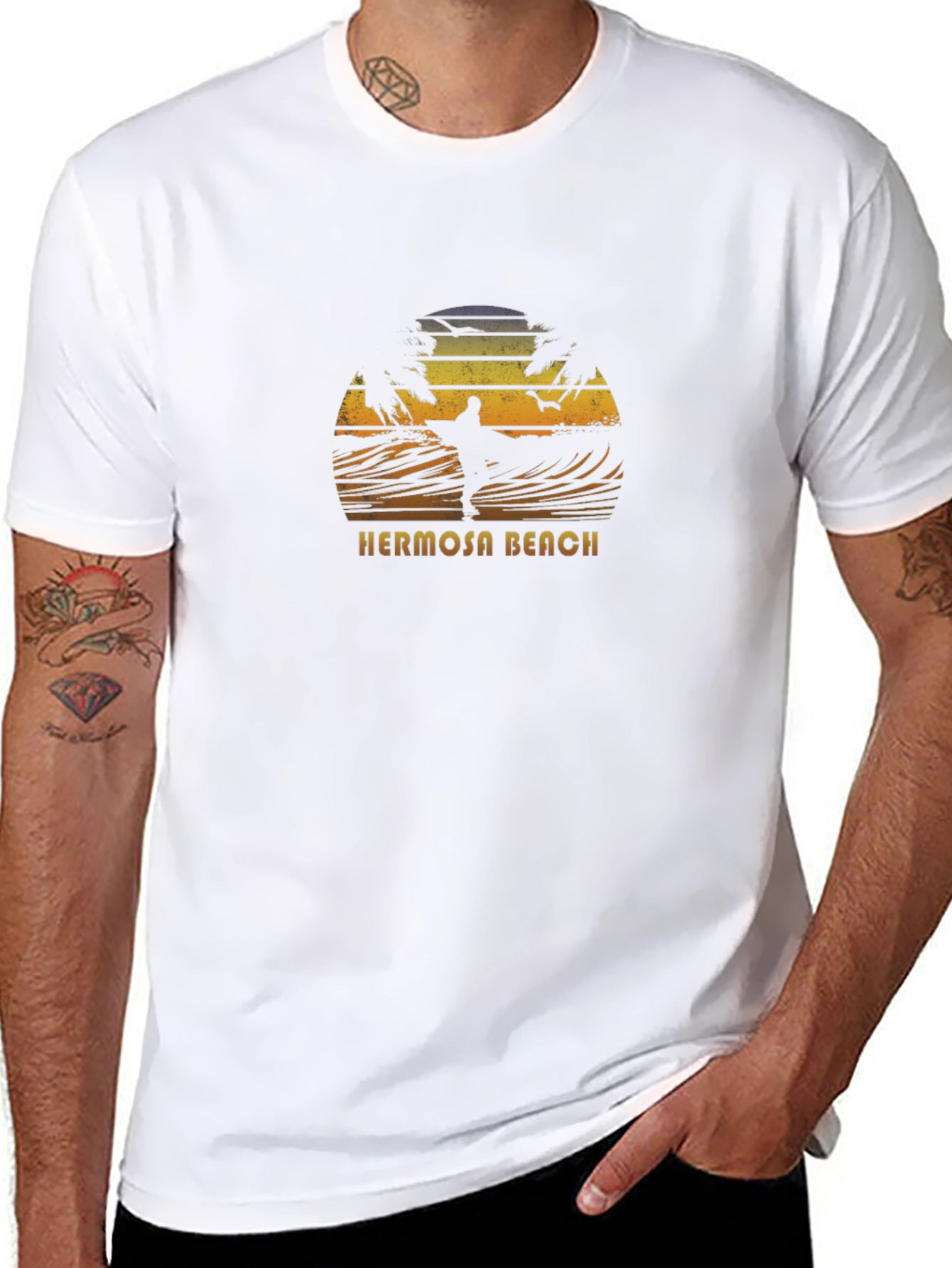 Hermosa Beach Surfer T-Shirt