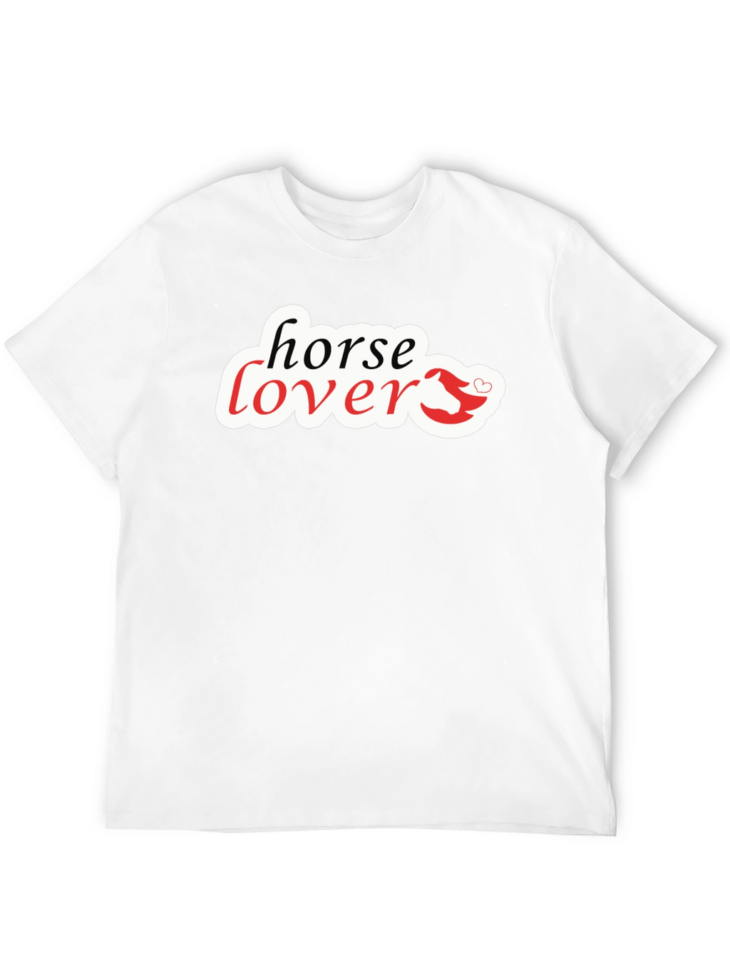 Horse Lover Graphic Tee - Black T-Shirt