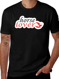 Horse Lover Graphic Tee - Black T-Shirt