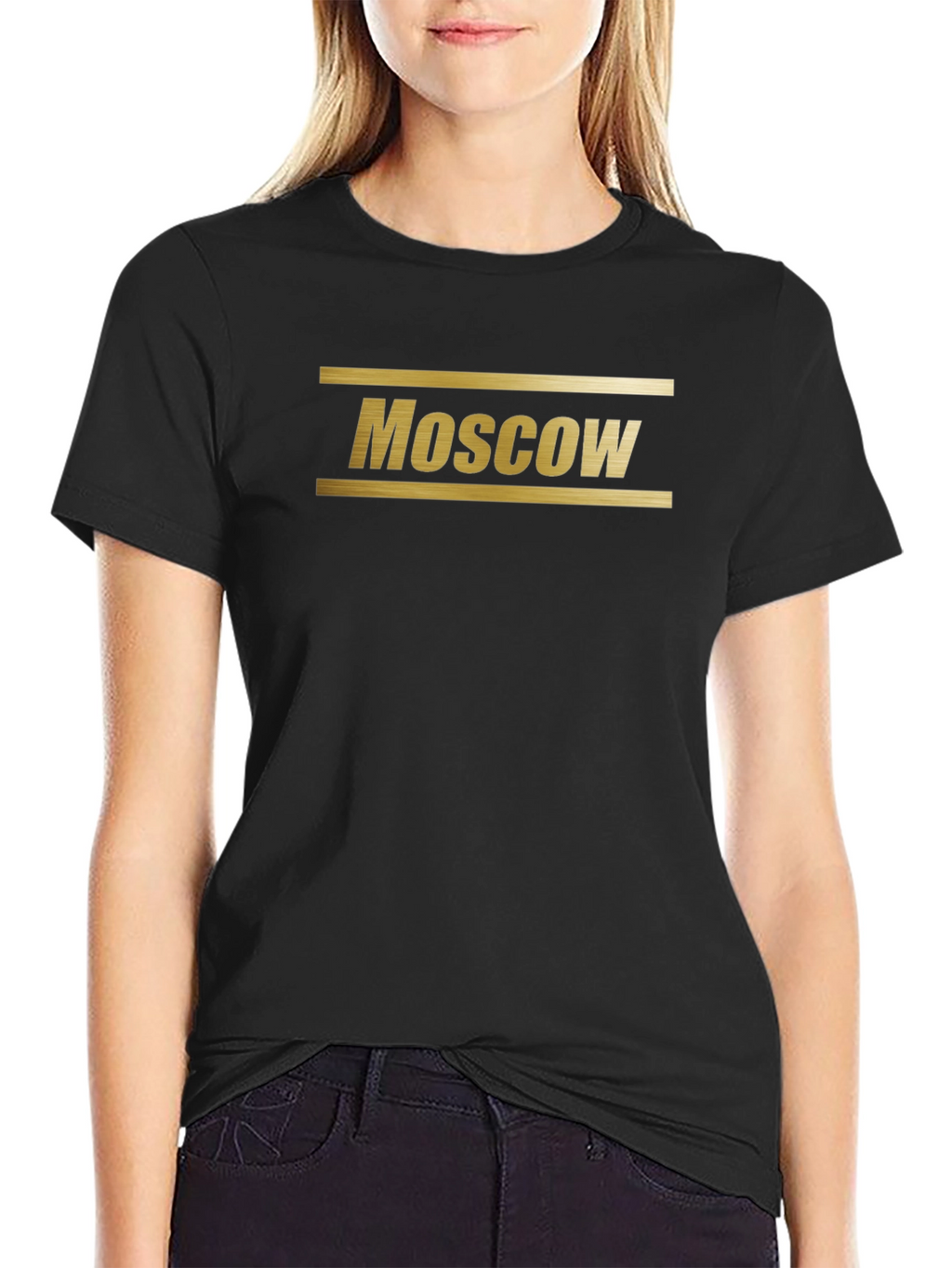 Moscow Graphic Tee - Mens Black T-Shirt
