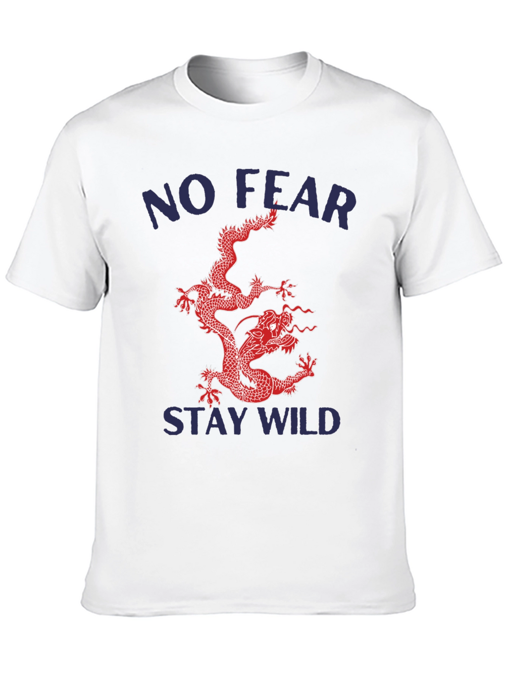 No Fear Stay Wild Dragon Graphic Tee
