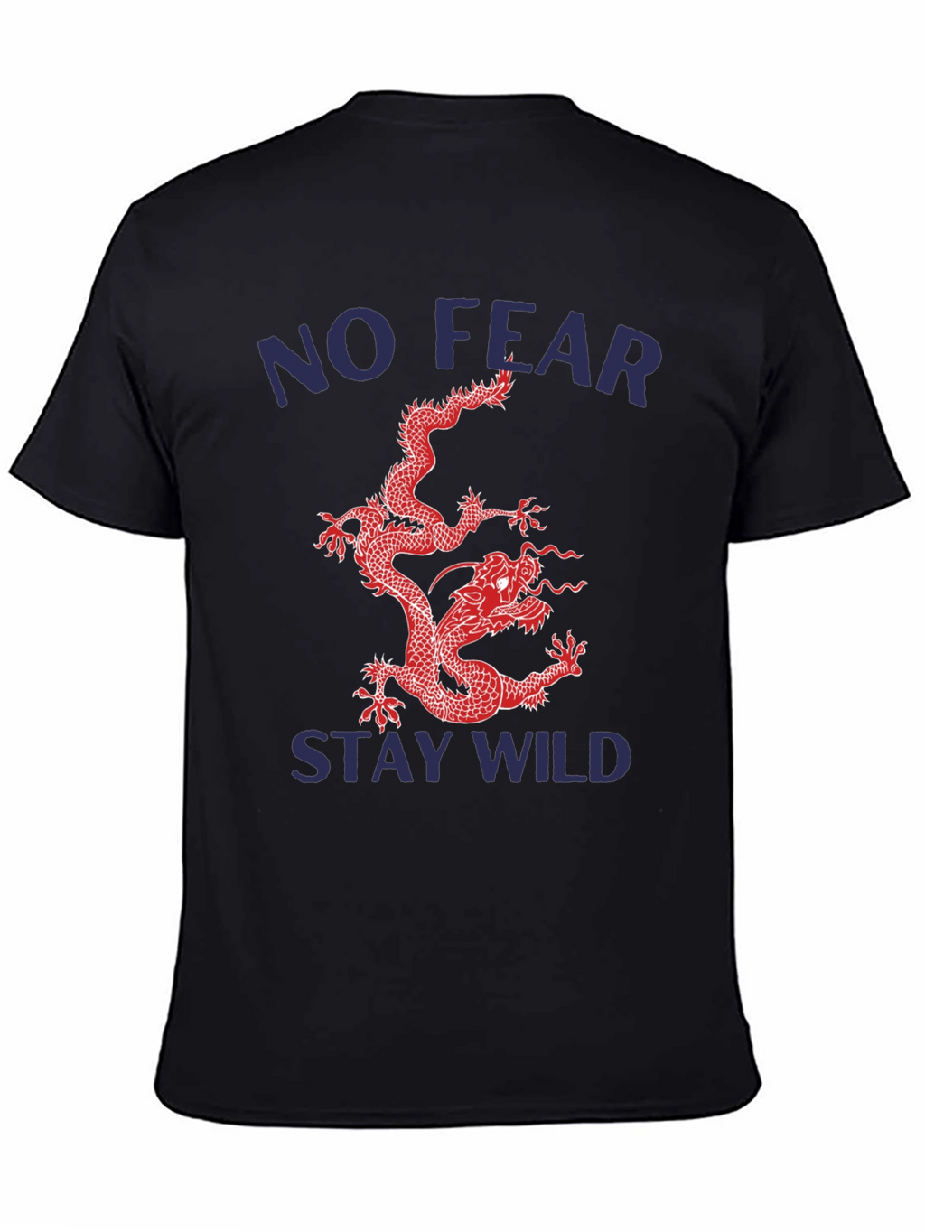 No Fear Stay Wild Dragon Graphic Tee