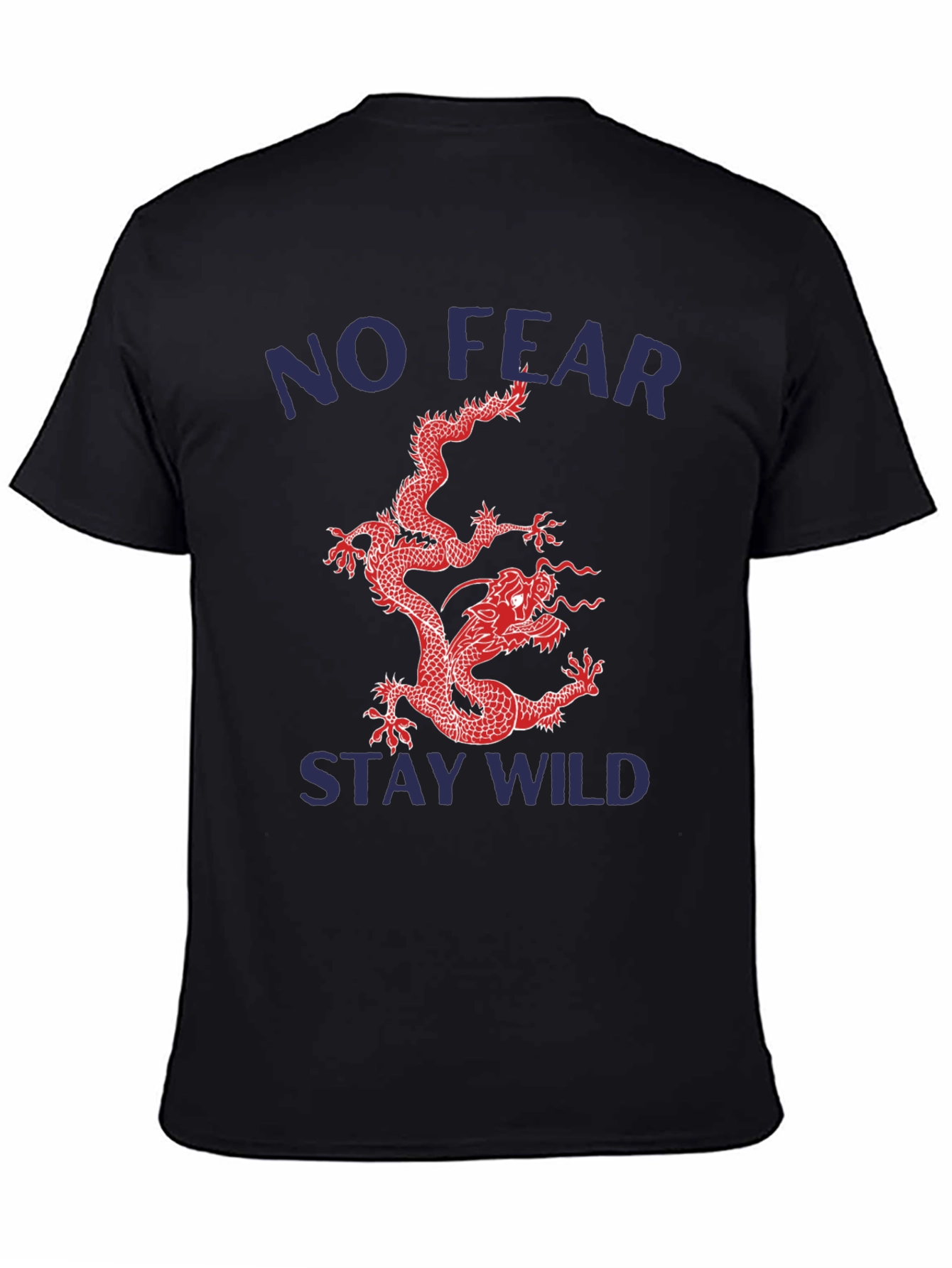 No Fear Stay Wild Dragon Graphic Tee