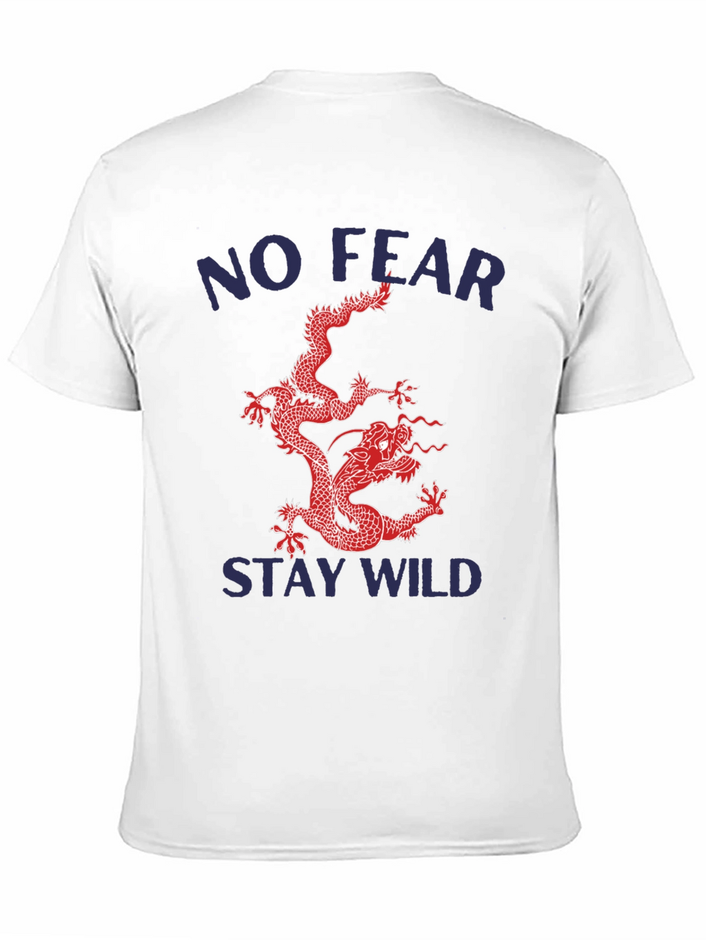 No Fear Stay Wild Dragon Graphic Tee