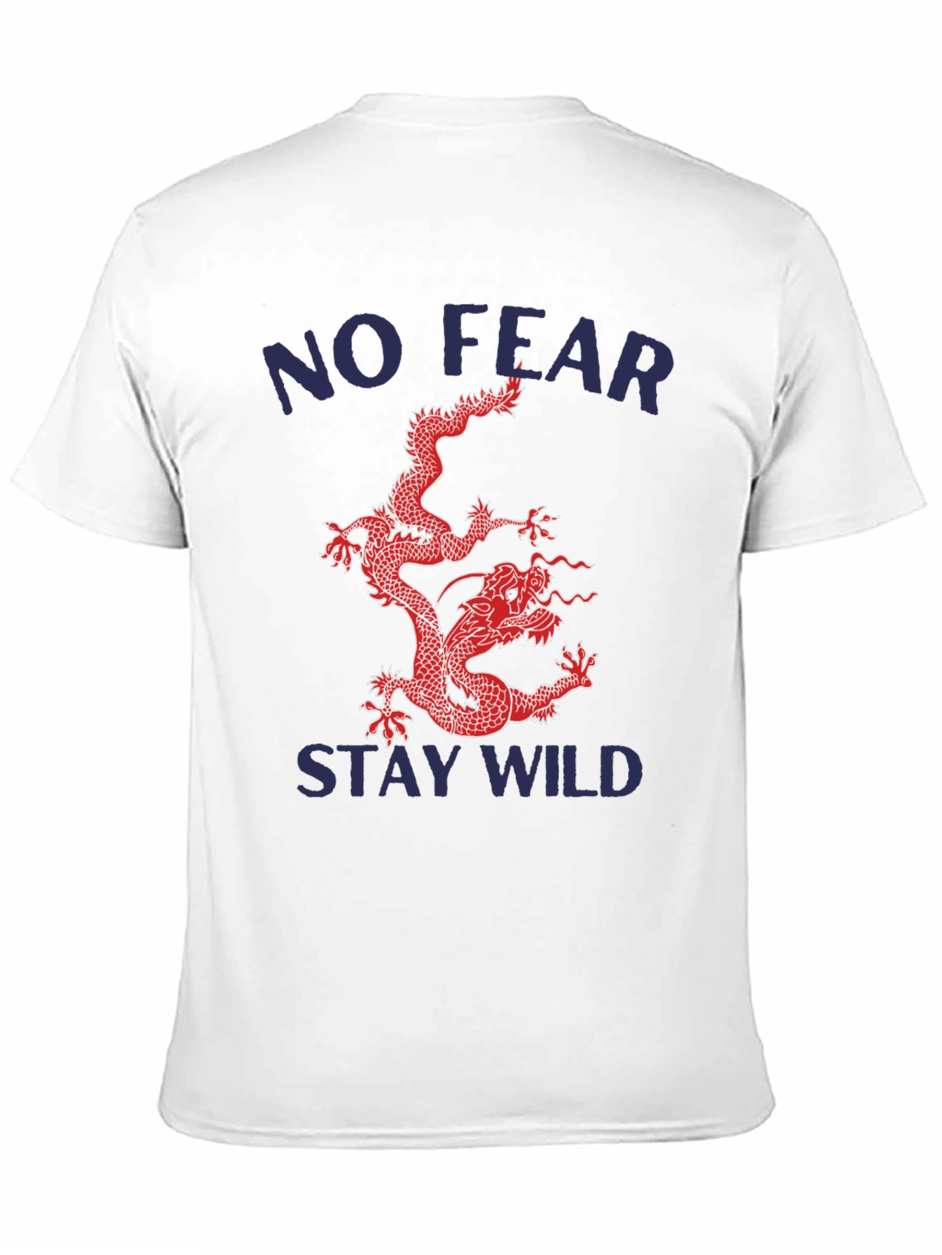 No Fear Stay Wild Dragon Graphic Tee